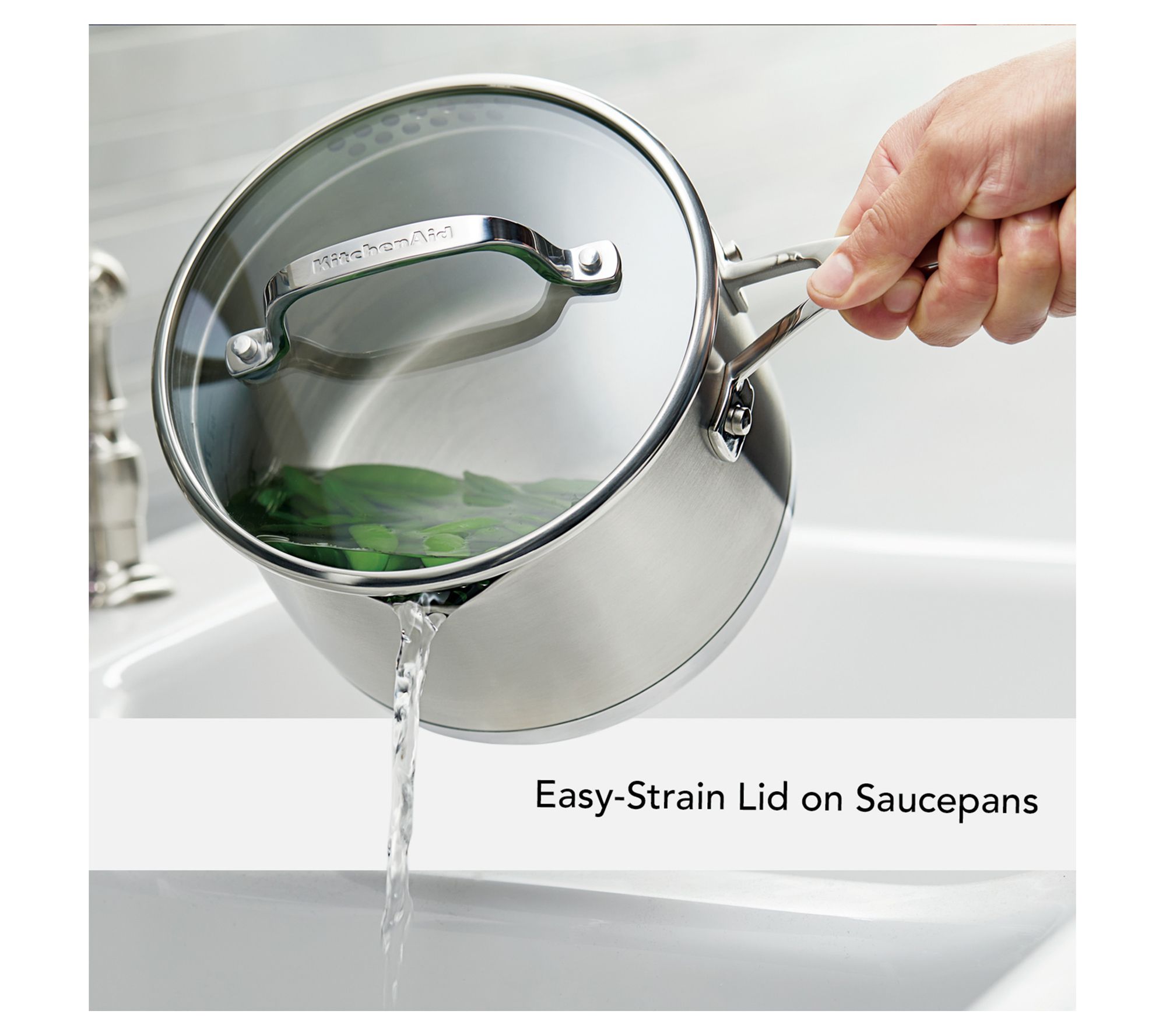 KitchenAid Stainless Steel Induction Pots and Pans Set, 11pc