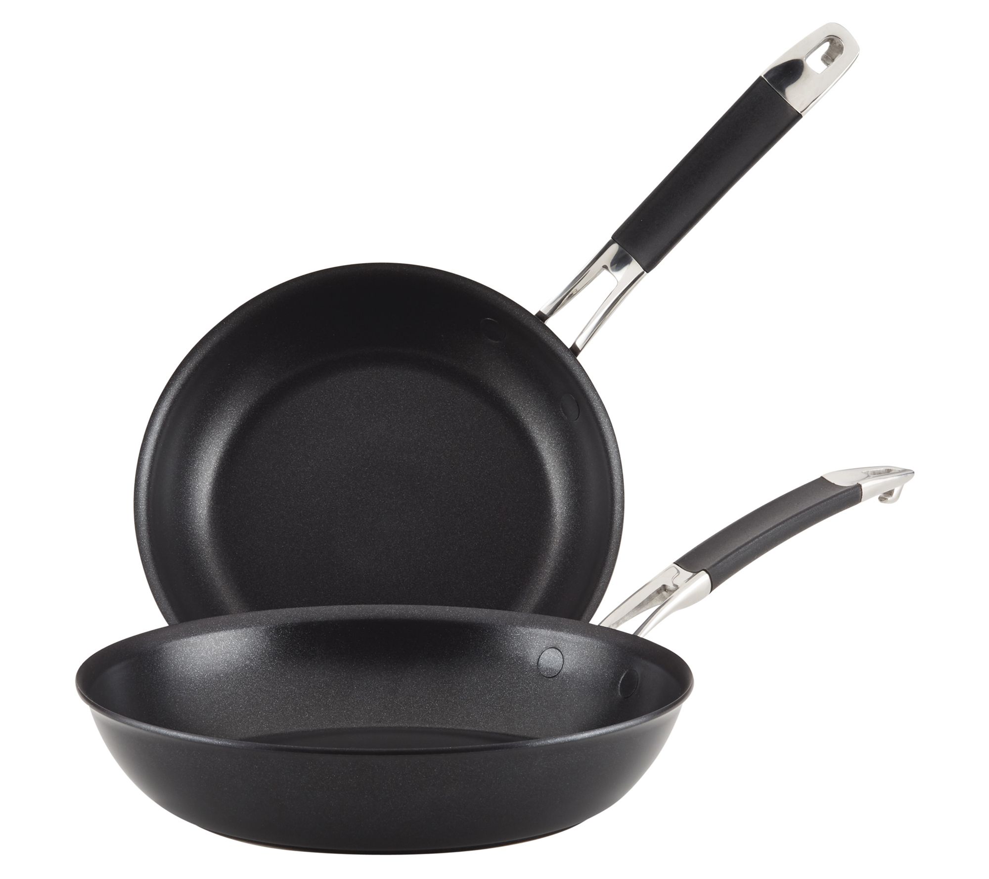 Anolon SmartStack Hard Anodized 2-Piece Frying Pan Set