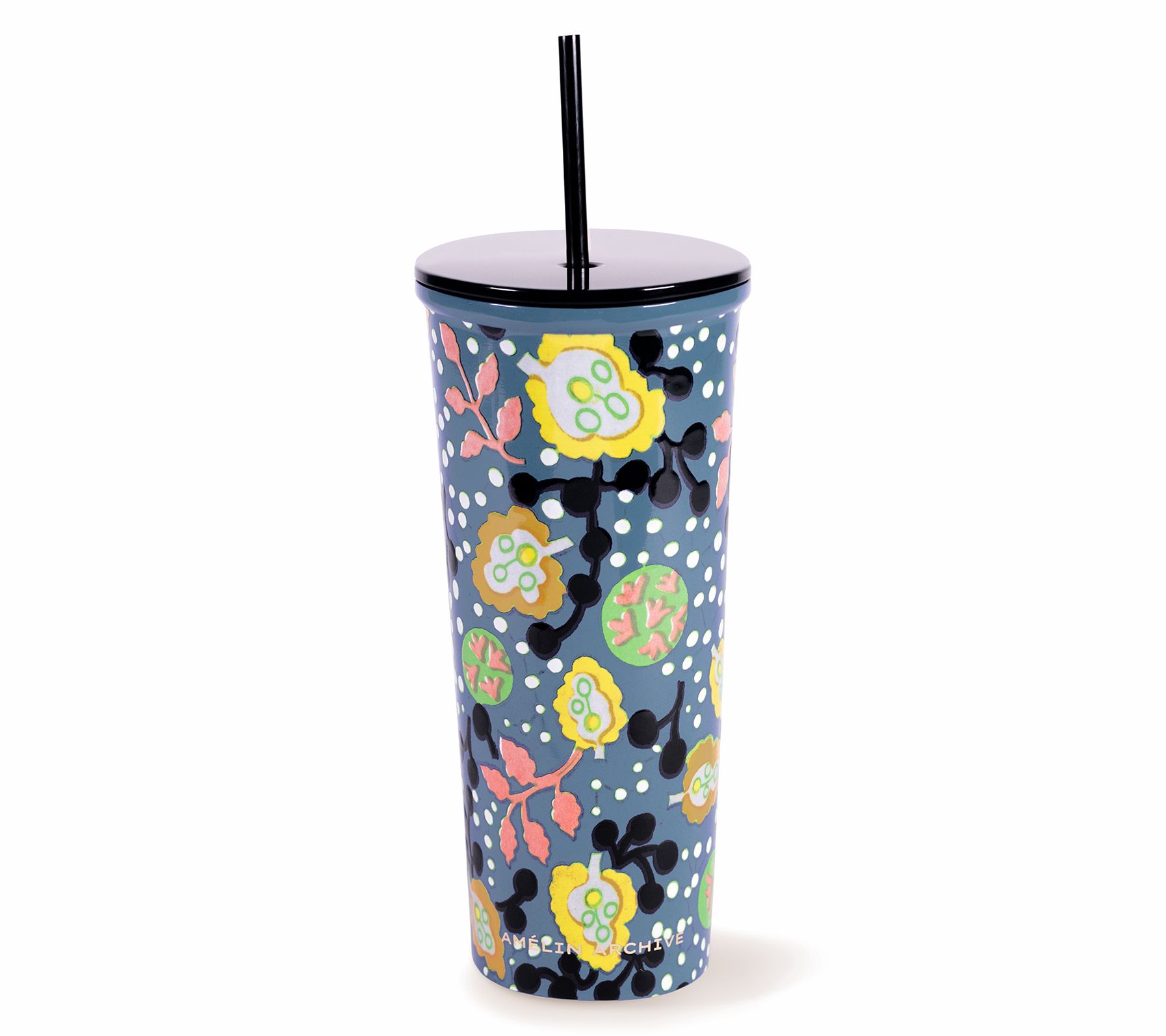 Amelin Archive Stainless Steel Tumbler with Strw