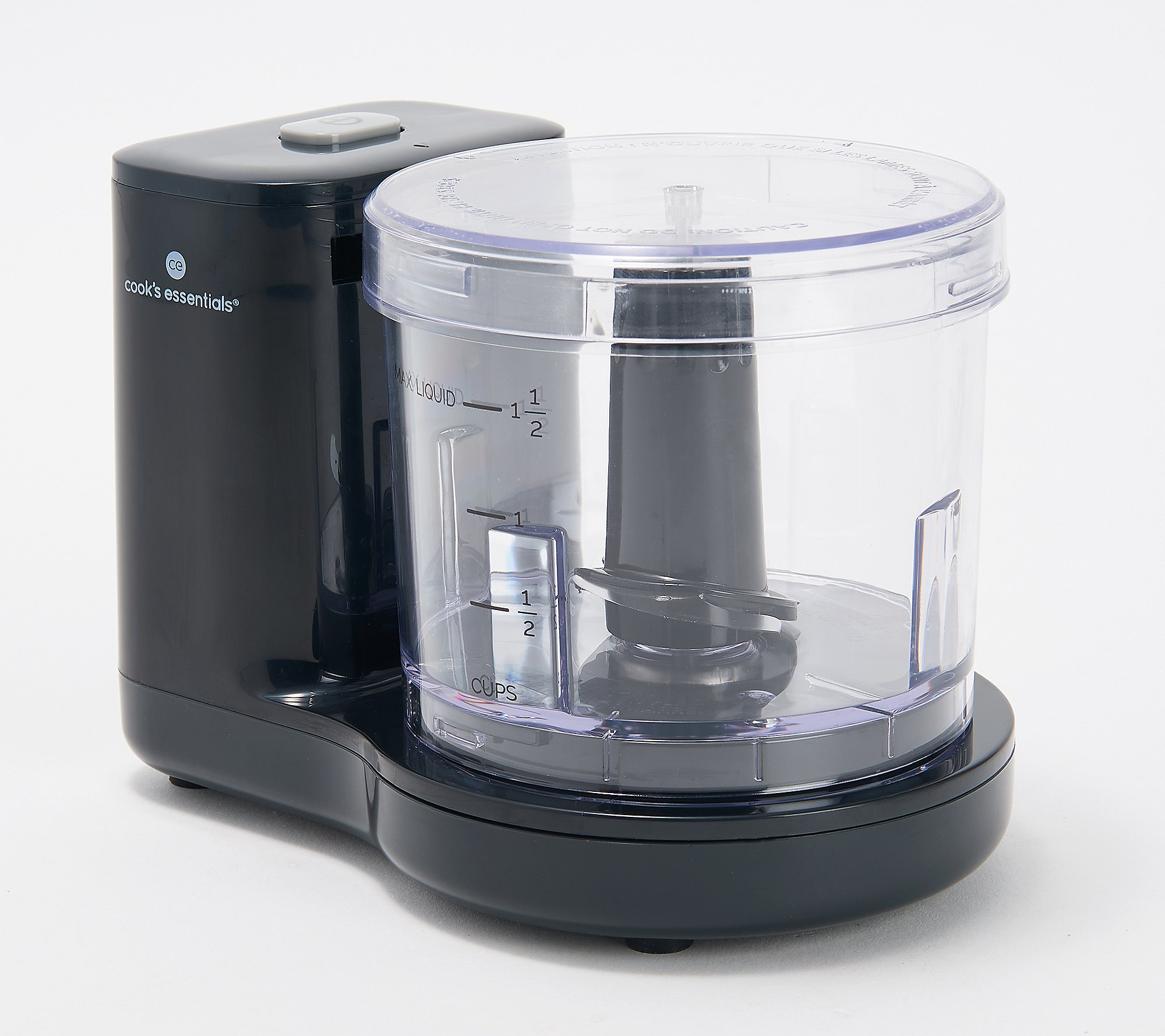 As Is Cook's Essentials Mini One-Touch 2-CupFood Choppr