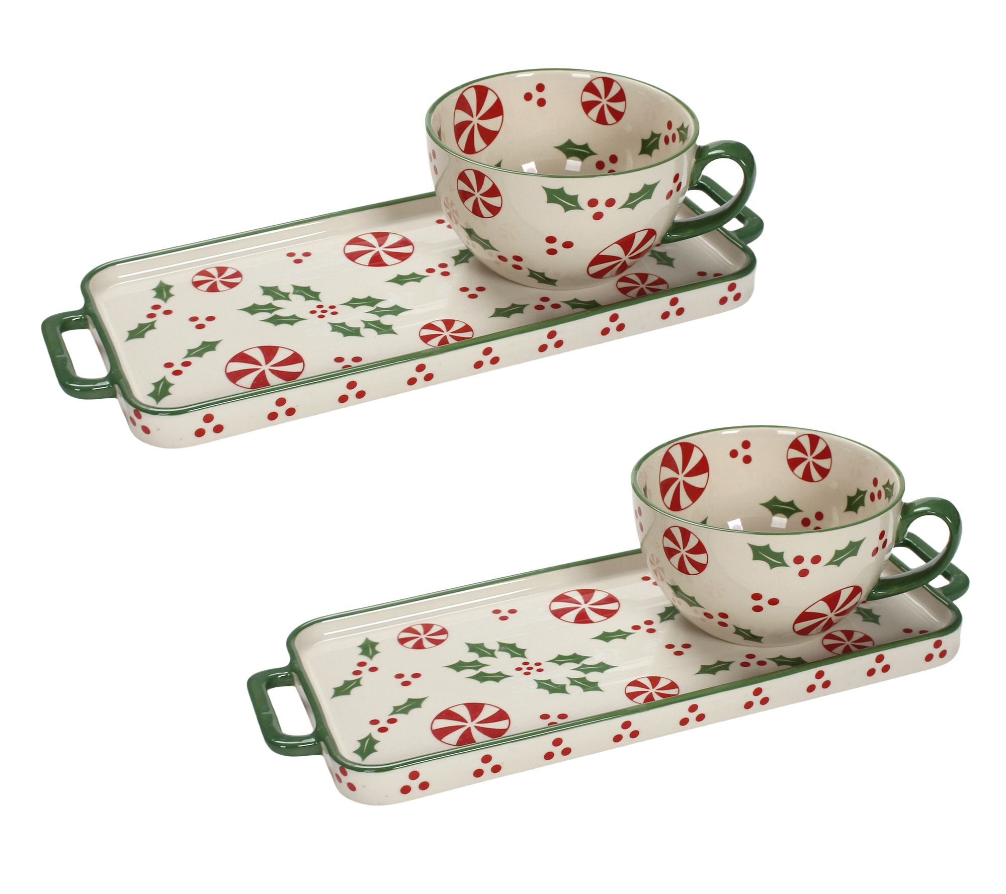 "As Is" Temp-tations Seasonal Set of (2) 16-oz Soup and Sandwich