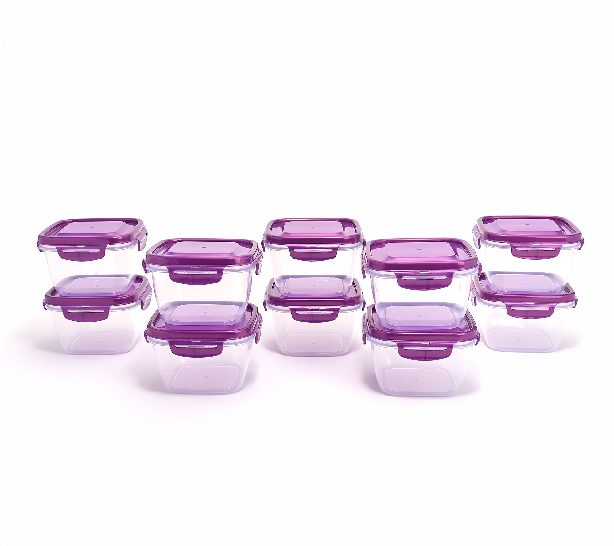 LocknLock 10-Pc SoundLock Mini Square Storage Set