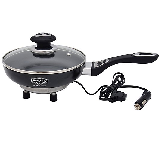 RoadPro 12-Volt Portable Frying Pan with Nonstick Surface