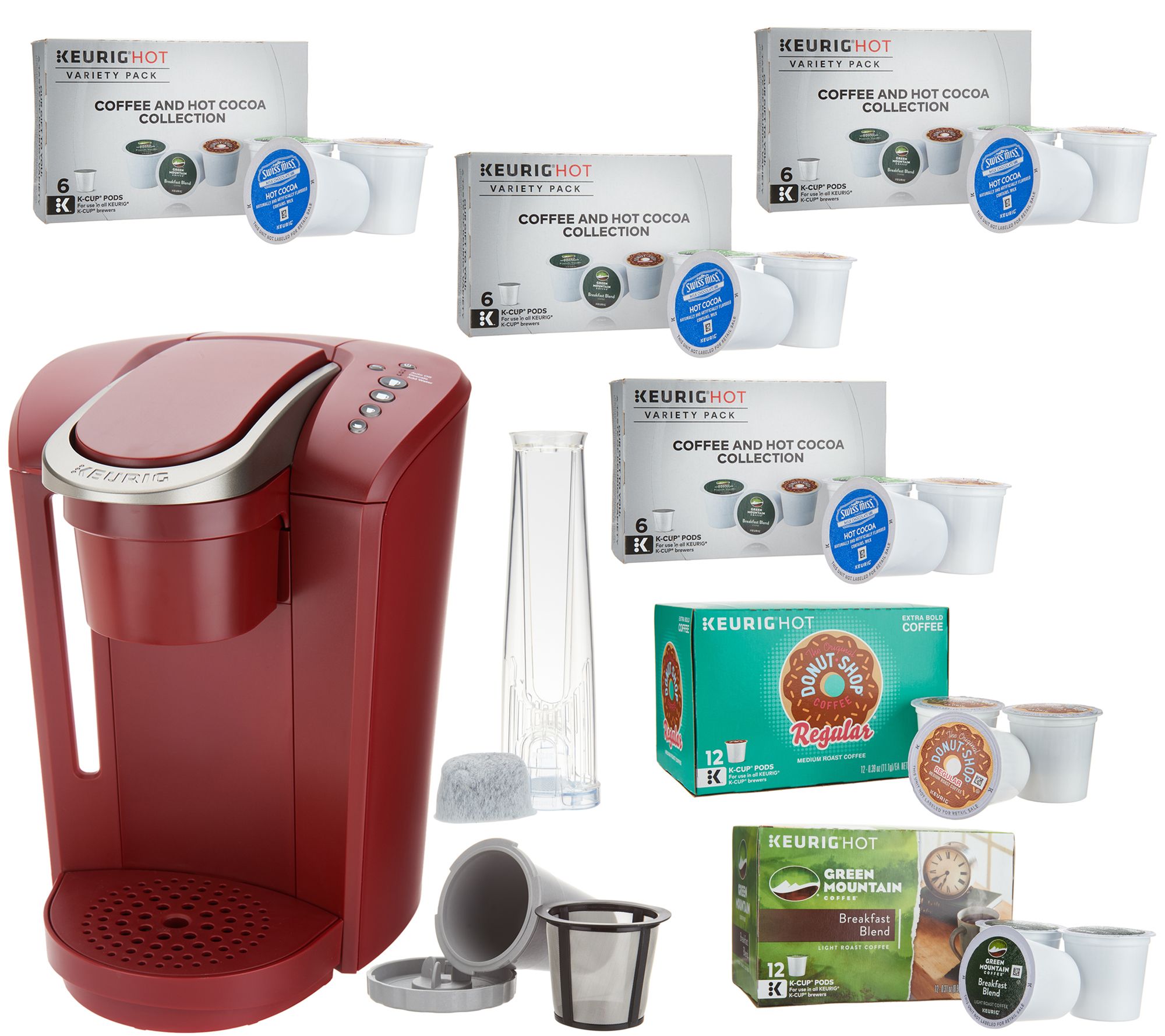 (QVC) Keurig KSelect Coffee Maker with My KCup & 48 KCup Pods