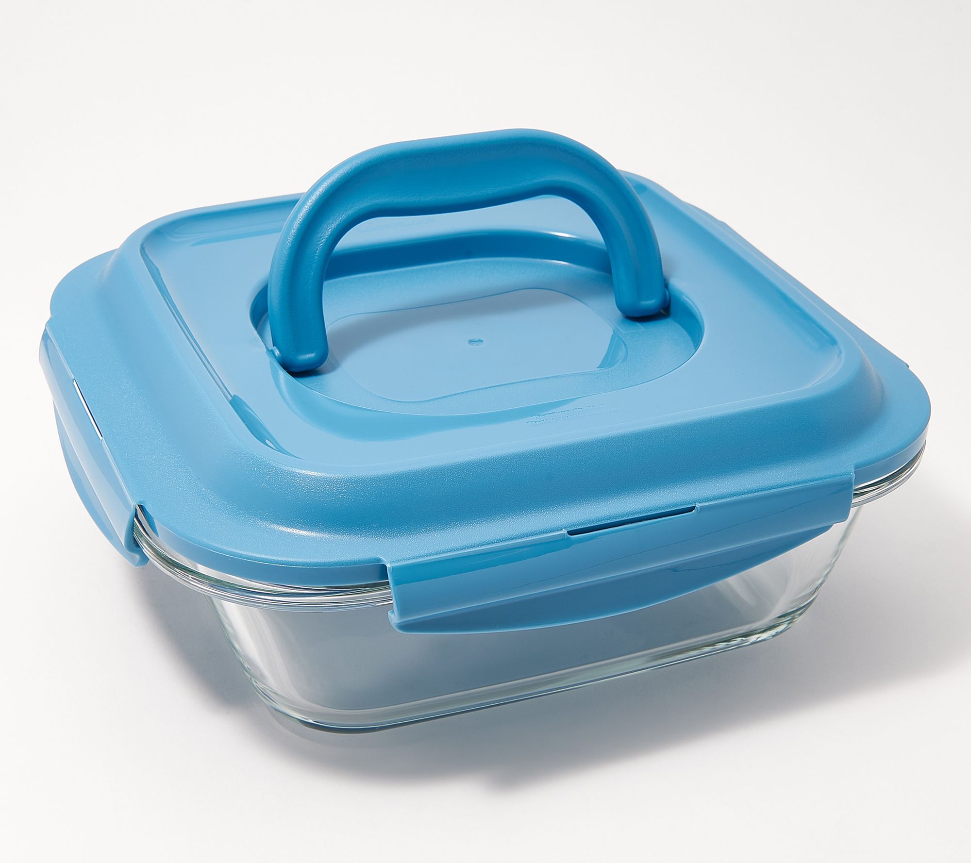 LocknLock 9x 9 Glass Pan with Domed Handled Locking Lid 