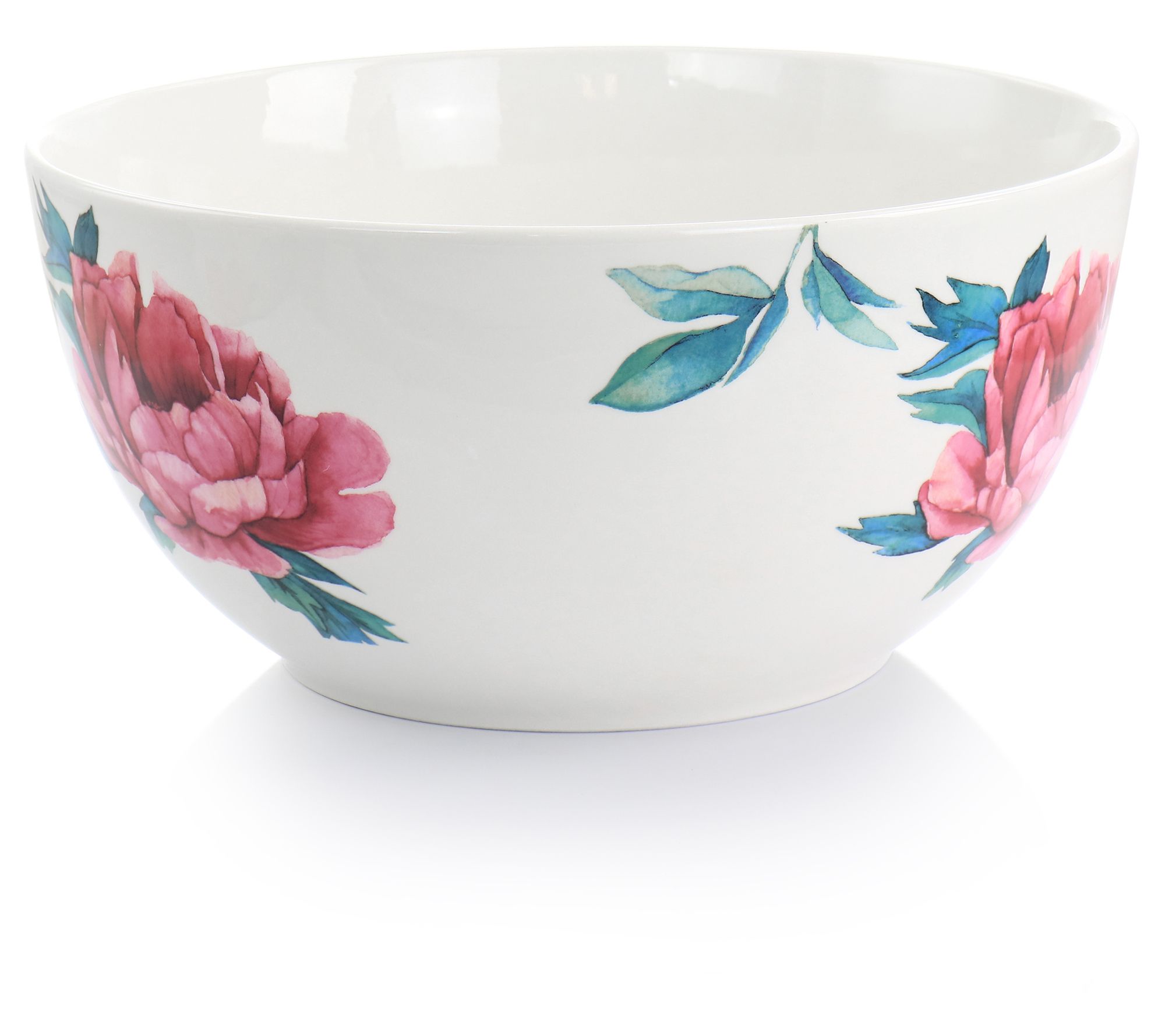 Martha Stewart 3 Piece Fine Ceramic Floral BowlSet - QVC.com