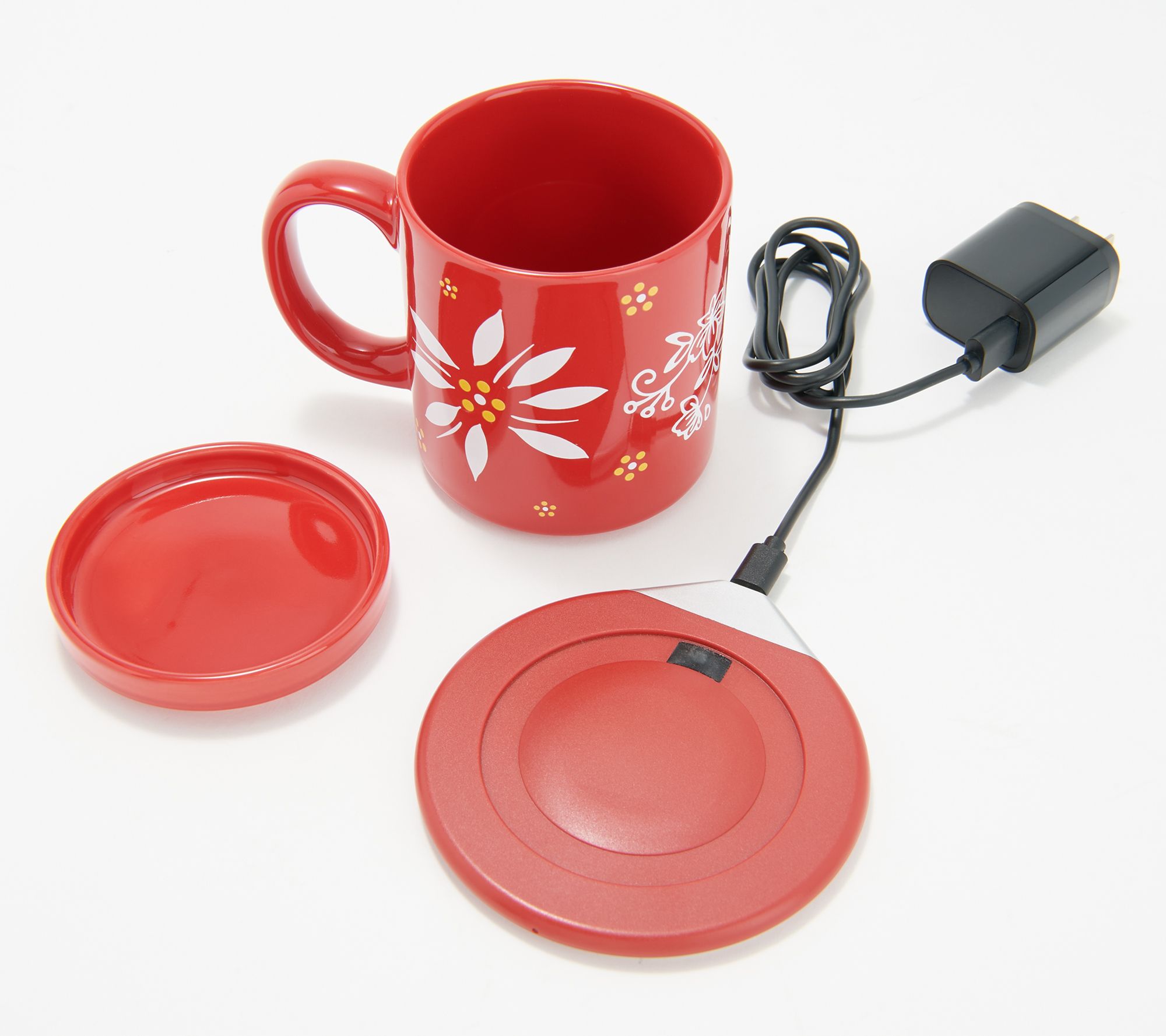 Smart Tech USB Coffee Cup Heater Mug Warmer - Keep Your Beverage Hot  Anywhere - Black