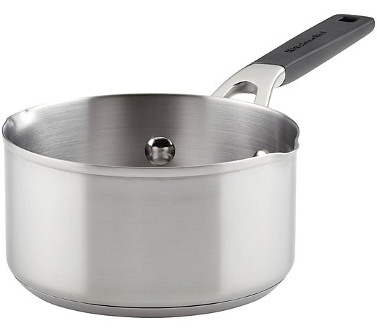 KitchenAid 1-qt Stainless Steel Saucepan with Pour Spout 