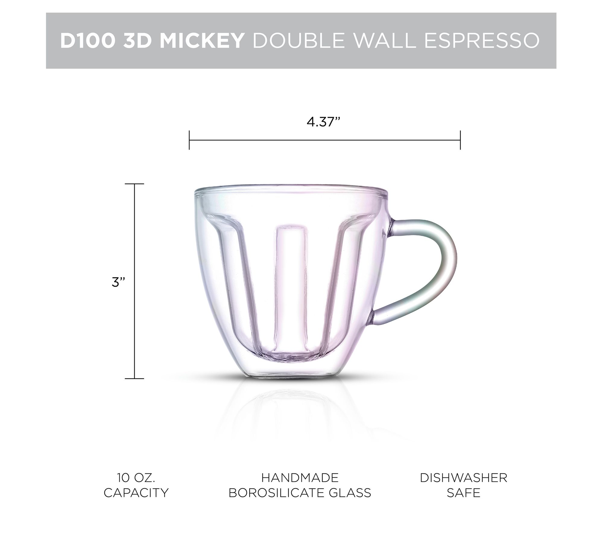 Double Wall Espresso Cup 3 Oz
