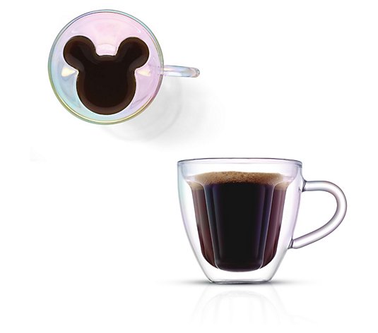 Disney 100 3D Mickey Double Wall Espresso Cup -5.4 oz 