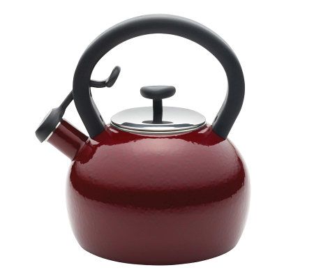KitchenAid Red Whistling 2qt Teapot Tea Kettle