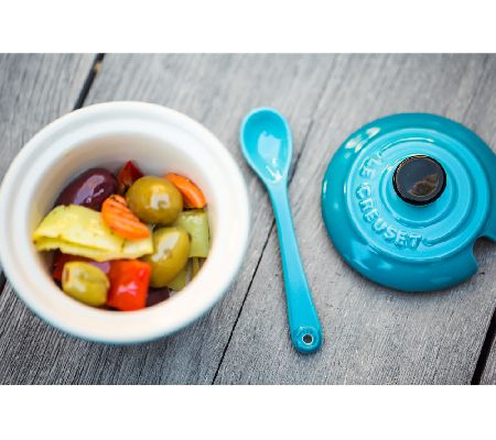 Le Creuset Condiment Pot with Spoon - QVC.com