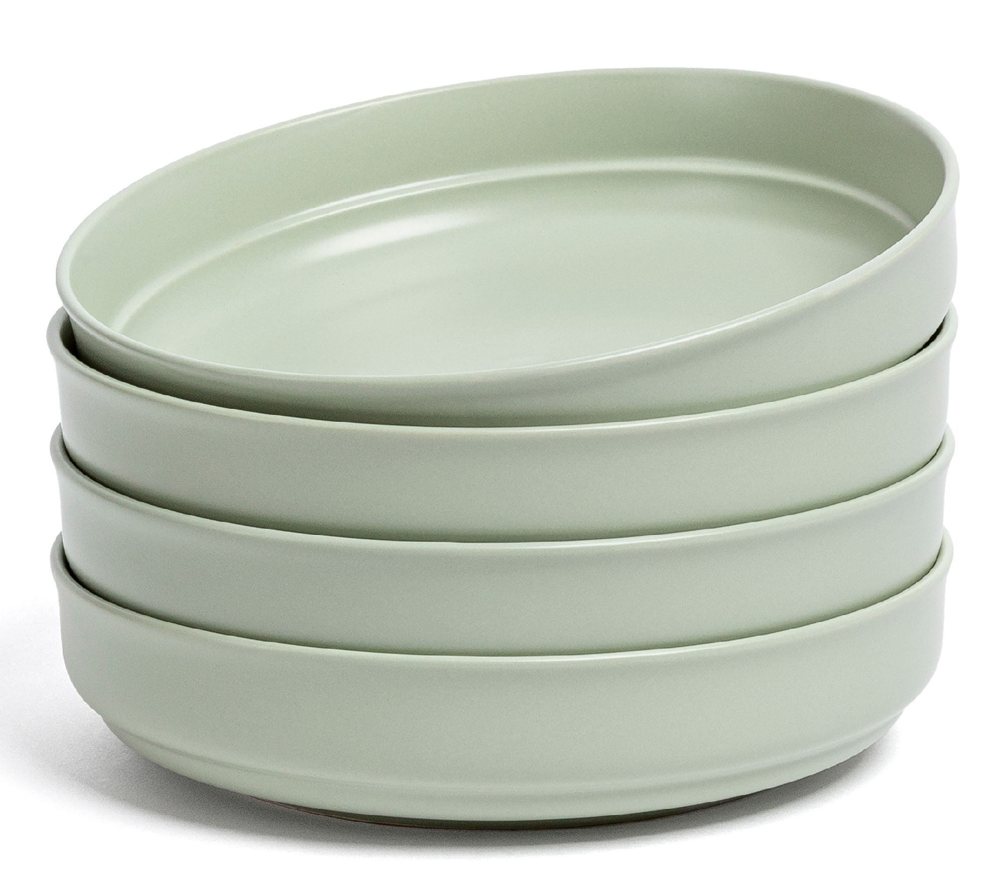 over&back Rimmed 32oz Semi-Matte Stoneware Dinner Bowls