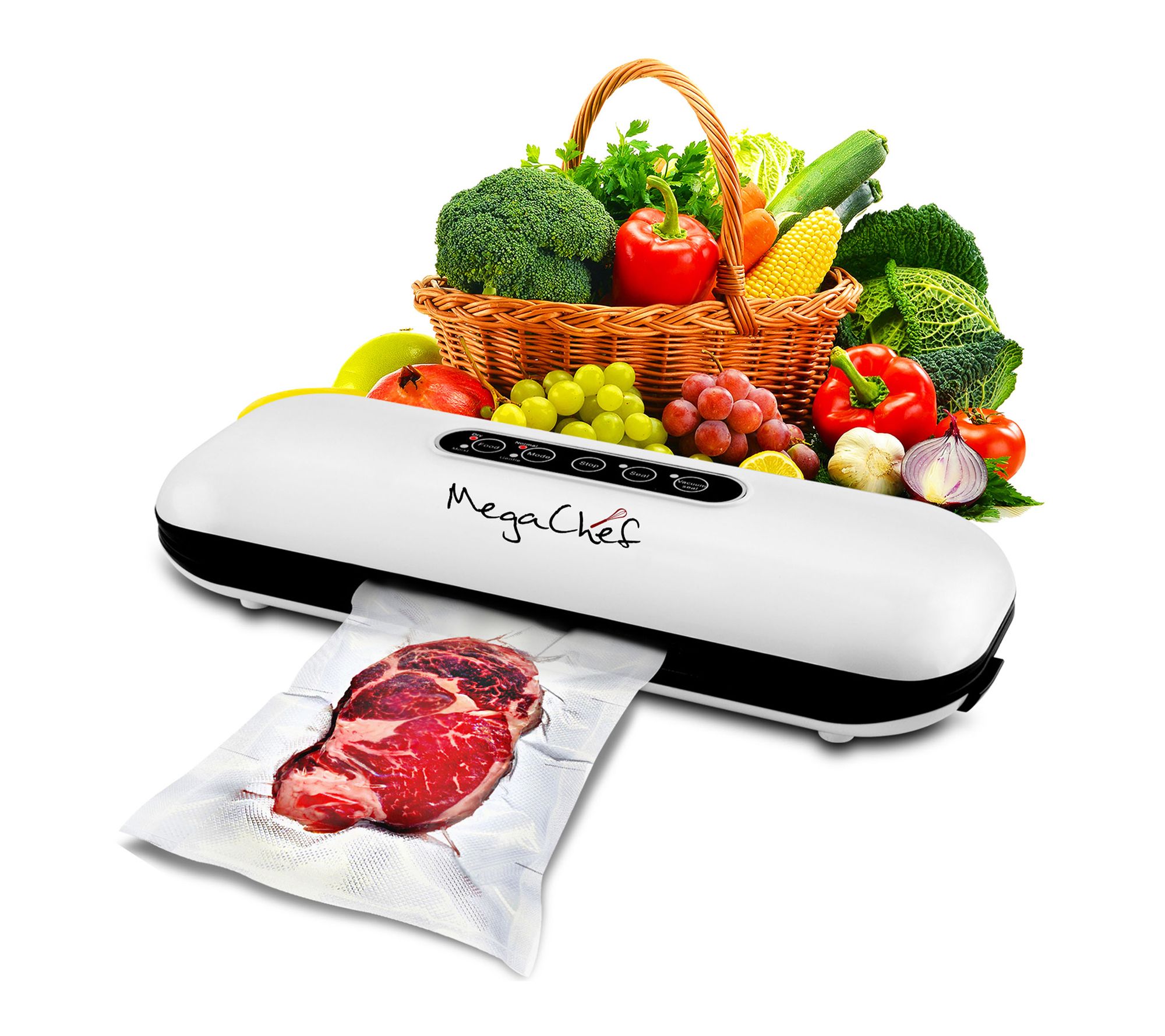 MegaChef Home Vacuum Sealer & Food Preserver with Extra Bags