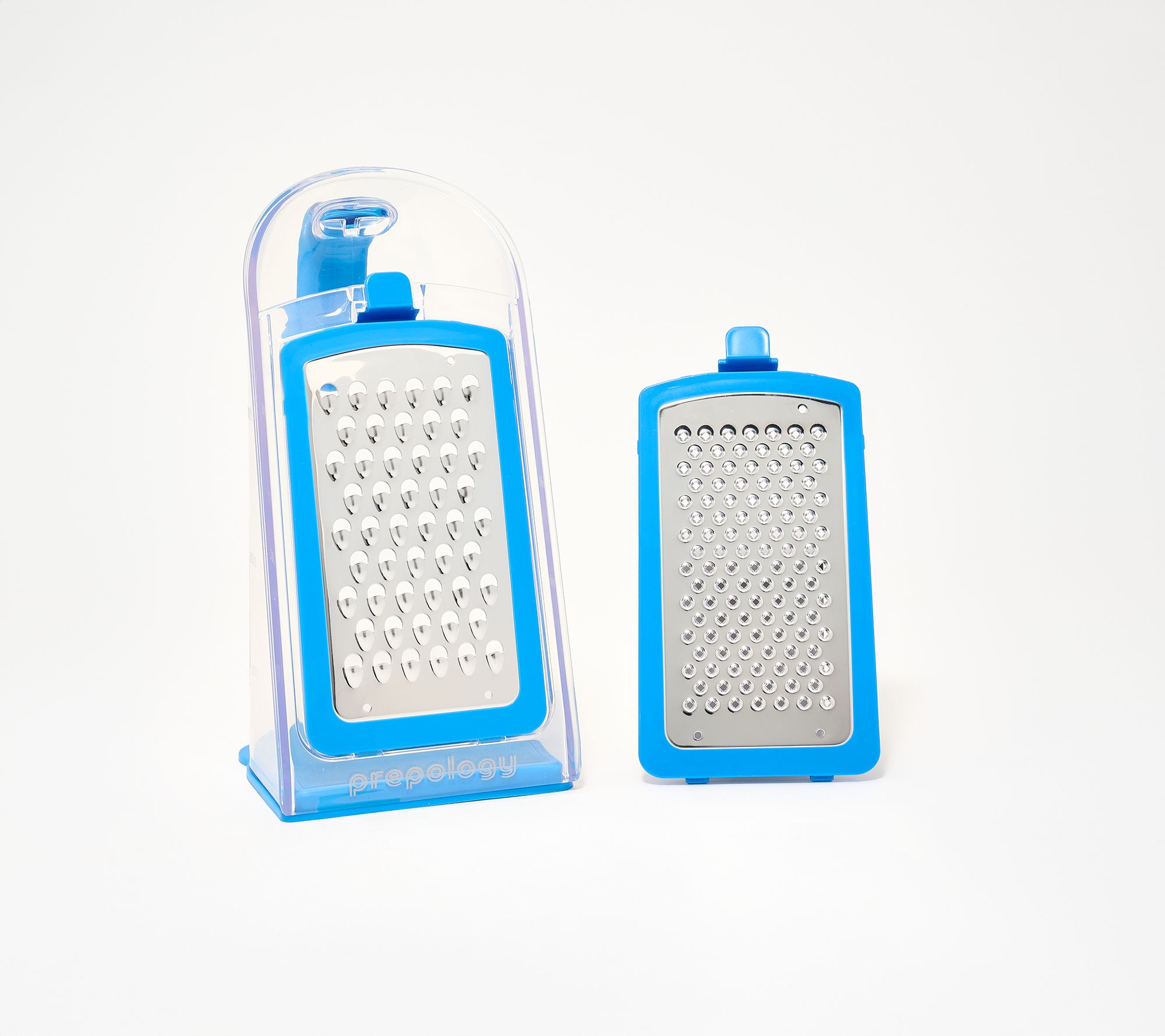 Prepology Ergonomic Box Grater with (2) Blade Inserts