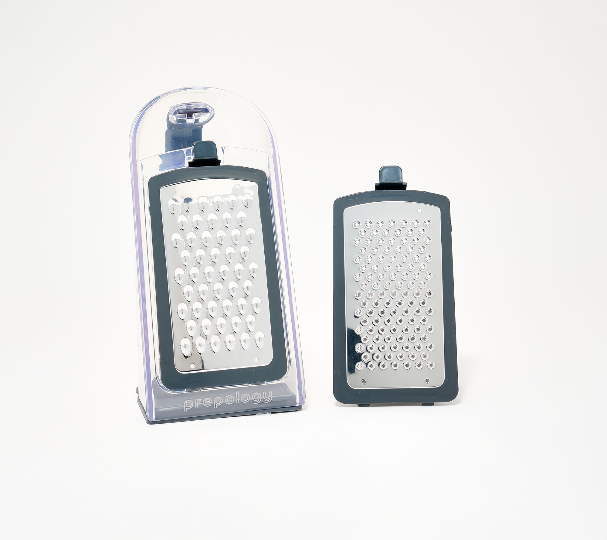 Prepology Ergonomic Box Grater with (2) Blade Inserts