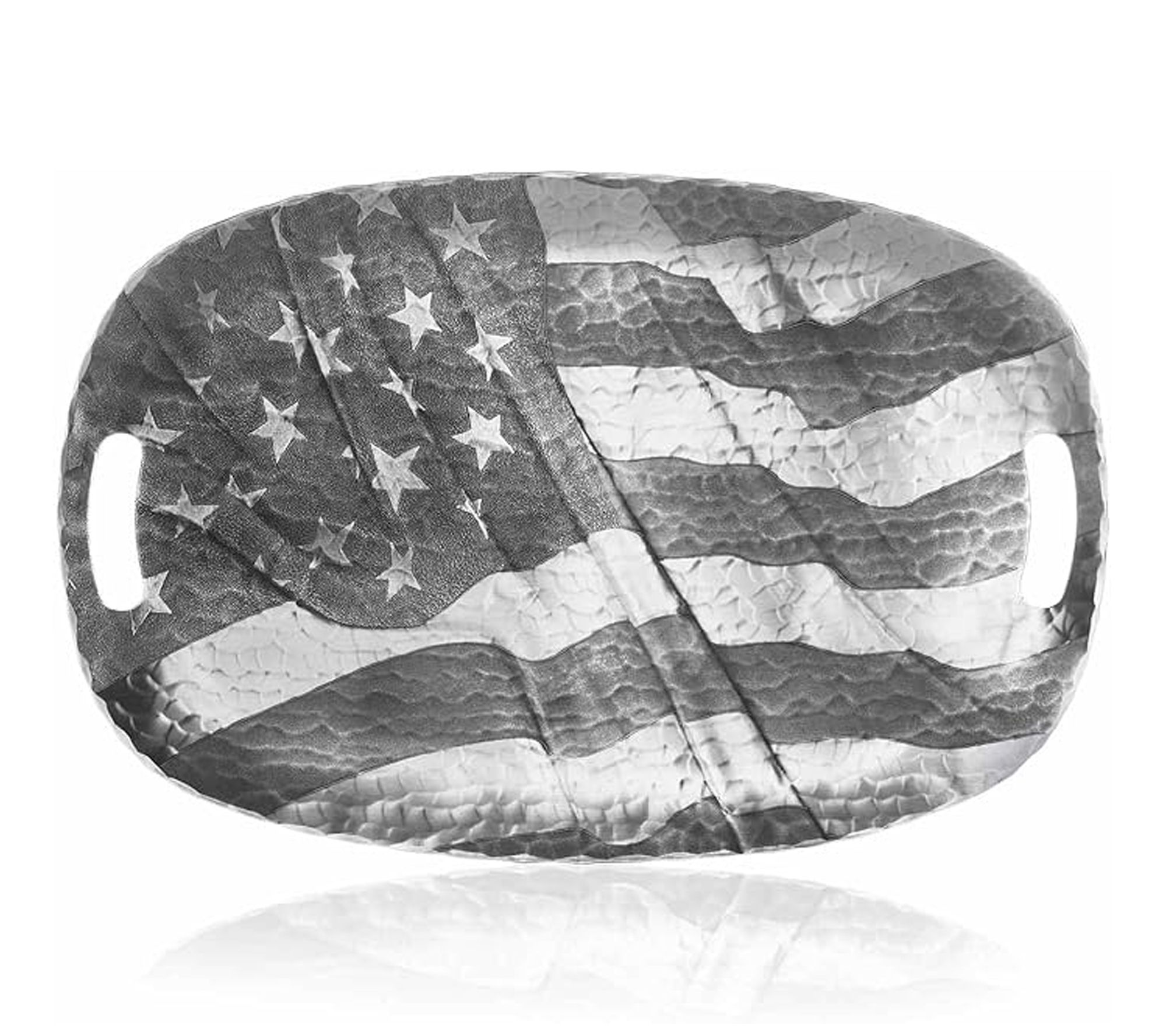 Wendell August American Flag Luncheon Tray