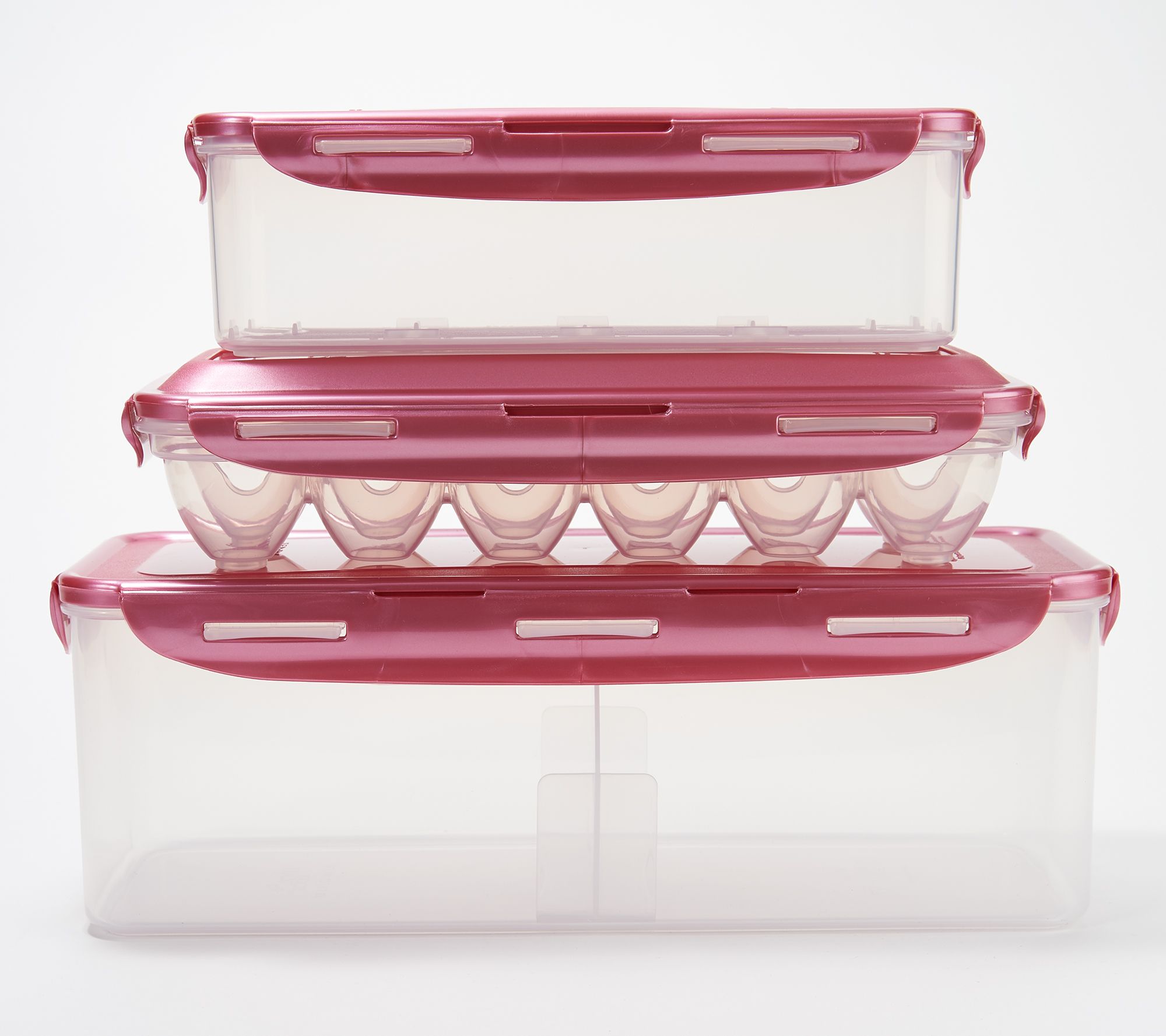 Easylock Microwavable Glass Food Containers With Dividers