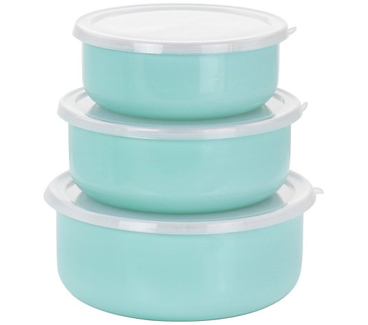 Martha Stewart 6 Piece Nesting Container and Lid Set 