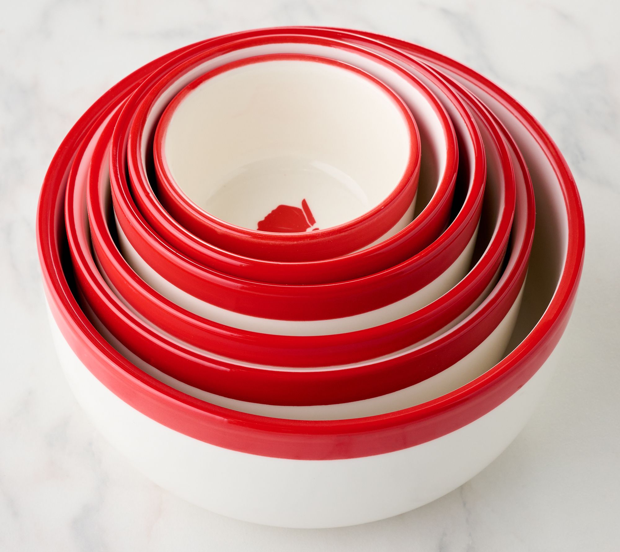TUPPERWARE SALAD TIME SET, RED AND WHITE, NEW