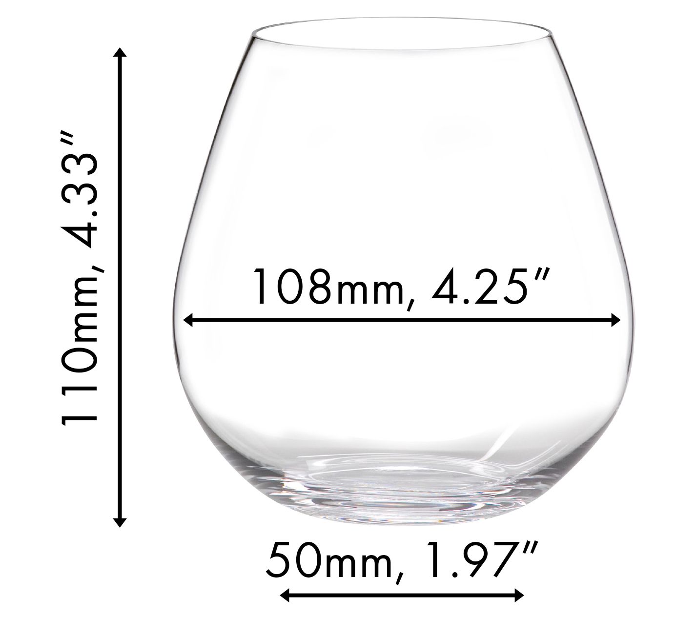 RIEDEL O Wine Tumbler Pinot/Nebbiolo Wine Glass - Set of 2 - QVC.com