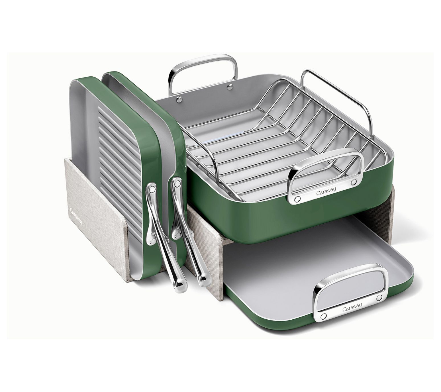 Caraway Home 5pc Square Cookware Set