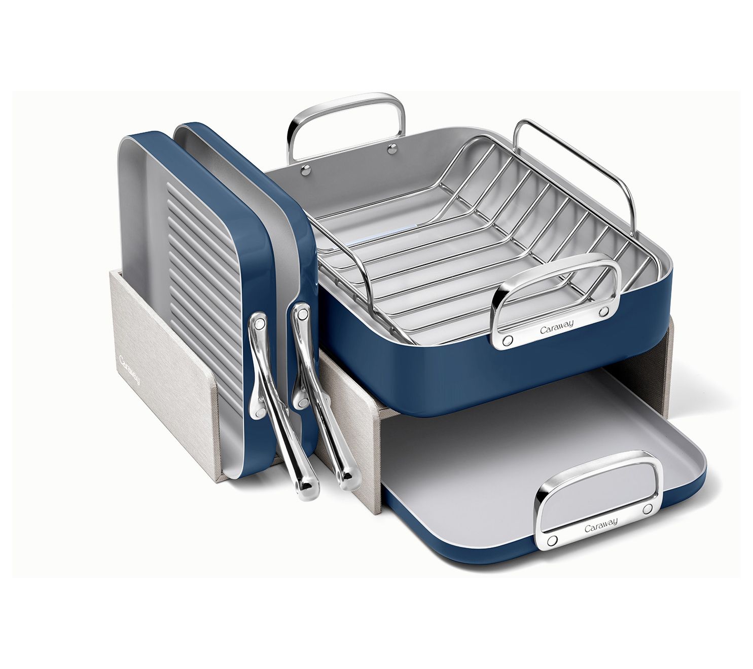 Caraway Home 5pc Square Cookware Set