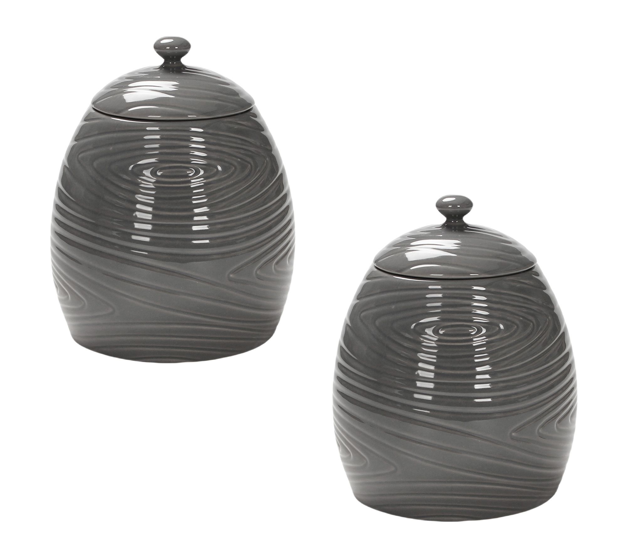 Temp-tations Woodland Set of (2) 18-oz Treat Jars