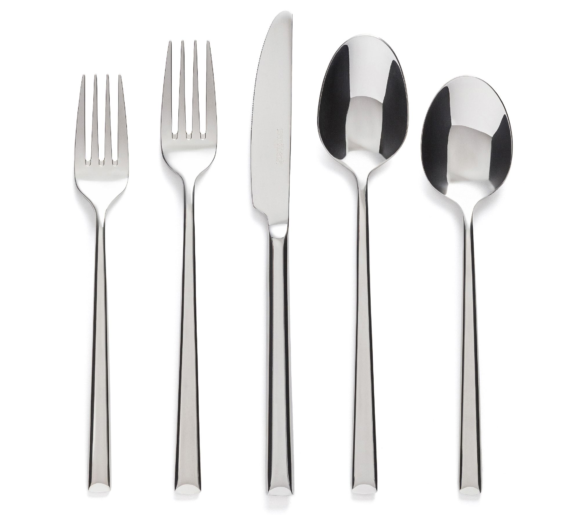 over&back 20-Piece Modern Flatware Set - Service for 4
