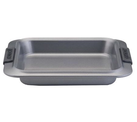 Anolon Advanced Nonstick Bakeware Rectangular Cake Pan with Silicone Grips