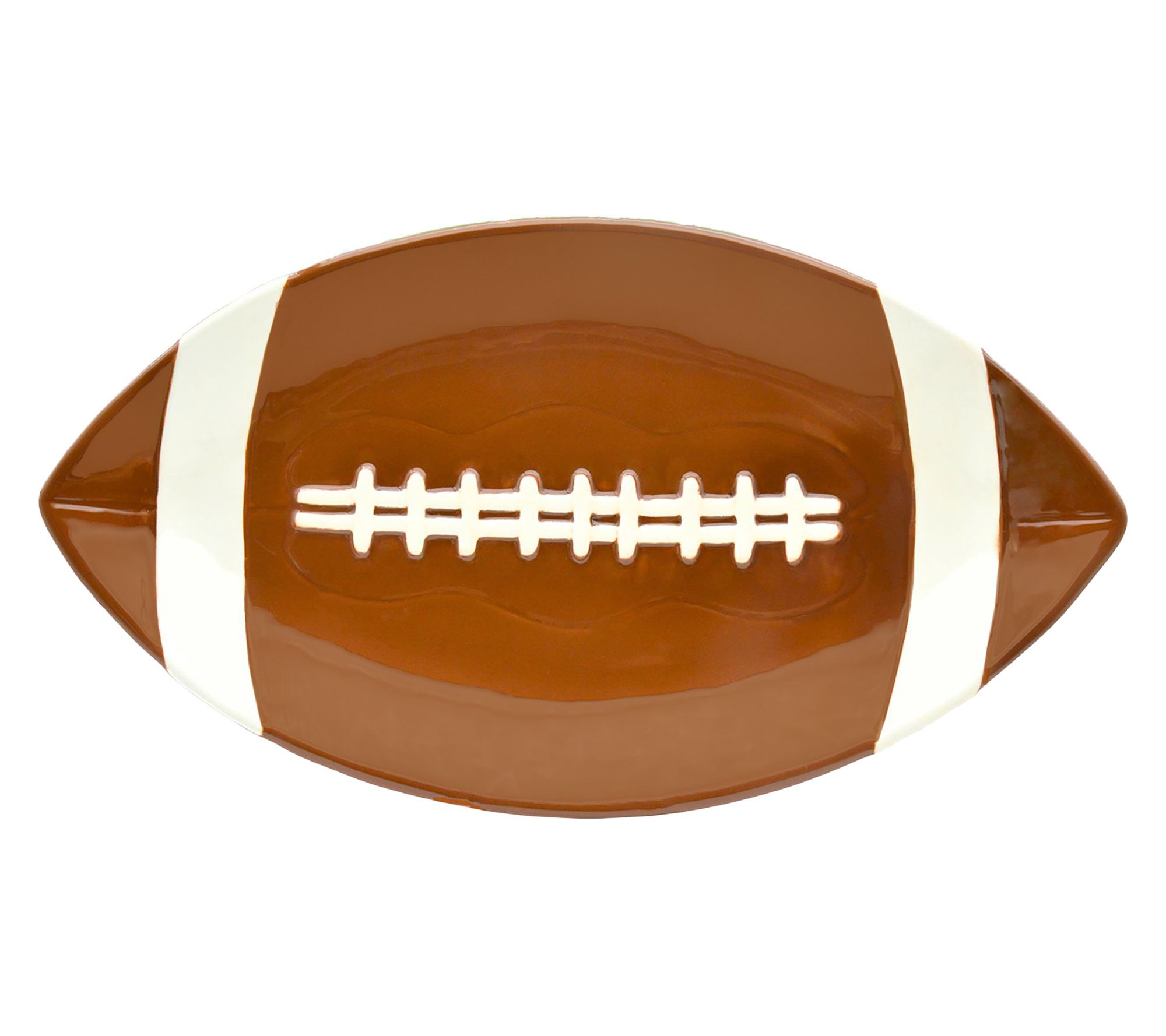 Godinger League Football Platter