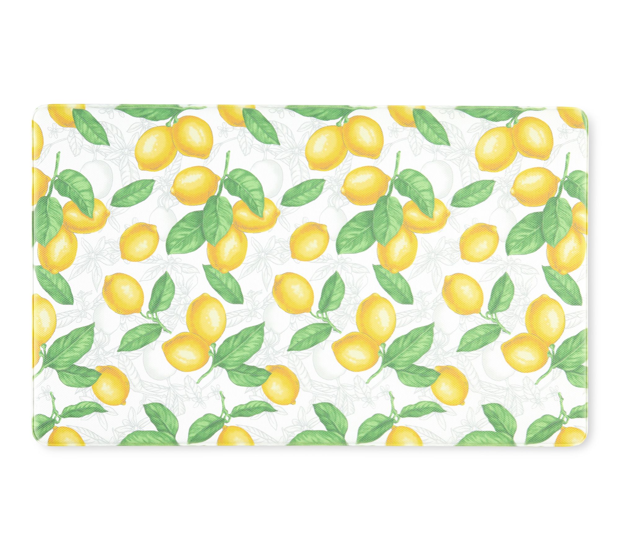 Martha Stewart Bloomfield Lots Of Lemons 18"x30" Kitchen Mat