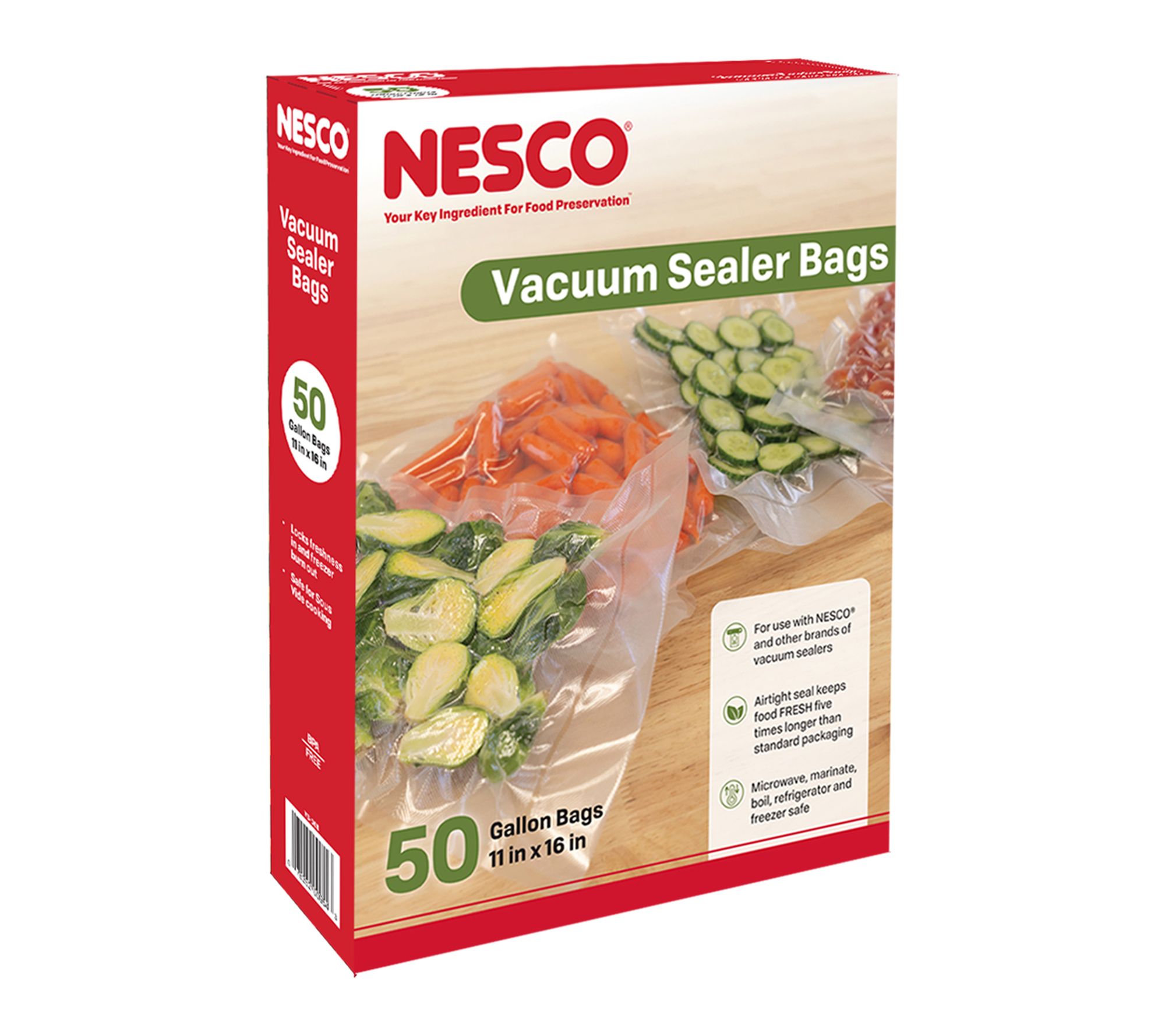 Nesco 50 Gallon Sized Vacuum Sealer Bags
