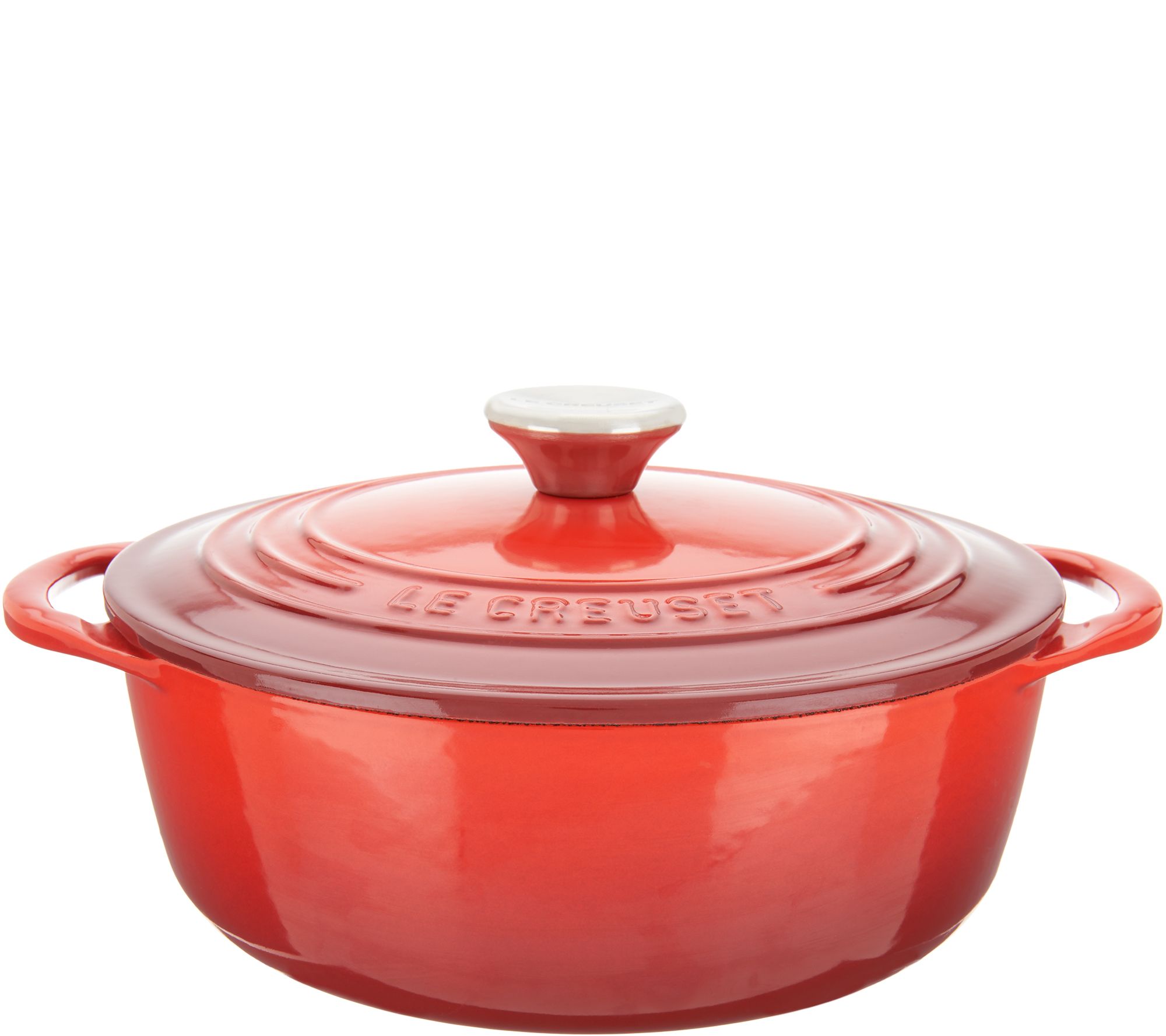 Le Creuset 2 75 Qt Cast Iron Dutch Oven Qvc Com