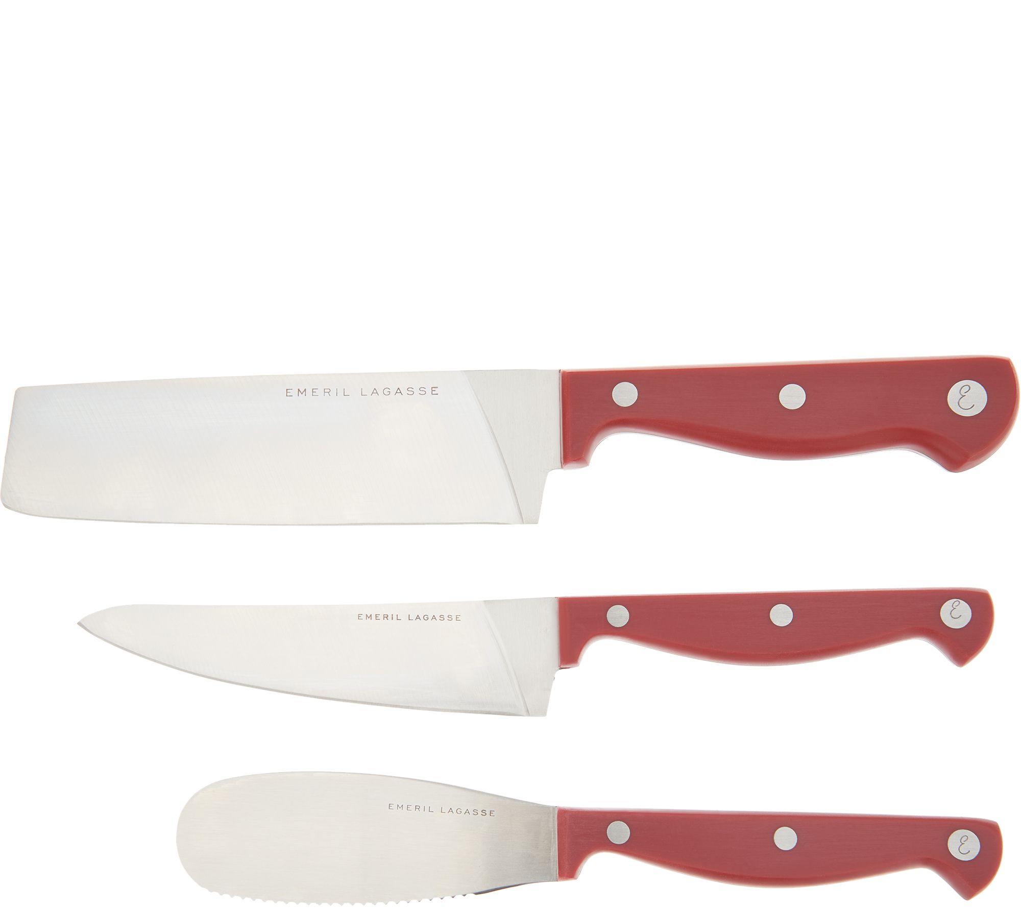 Emeril Lagasse 2 Piece Knife Set 5 Santoku 3.5 Paring Knife