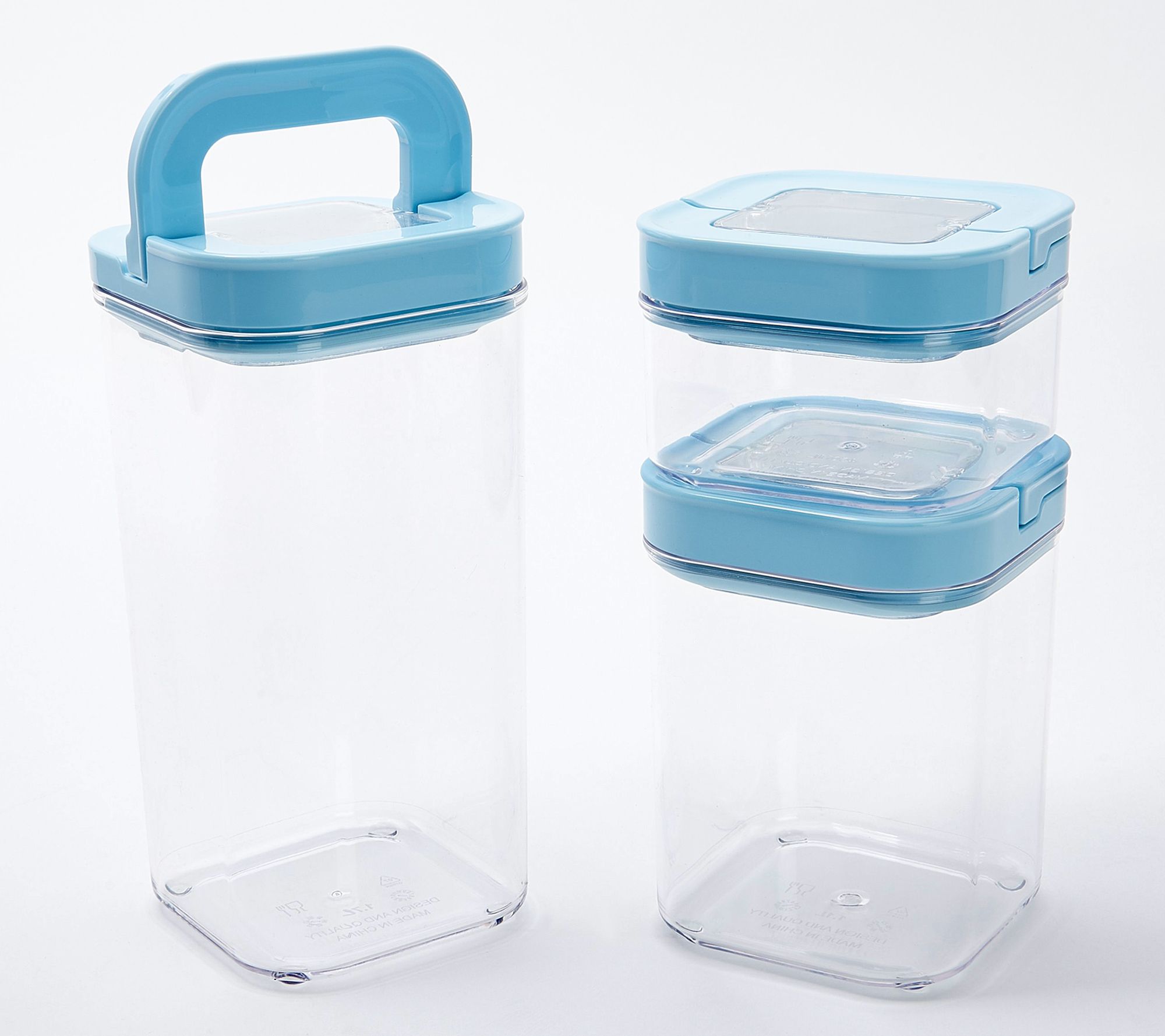c e ll a 3-Piece Flip Lock Kitchen Storage Canisters