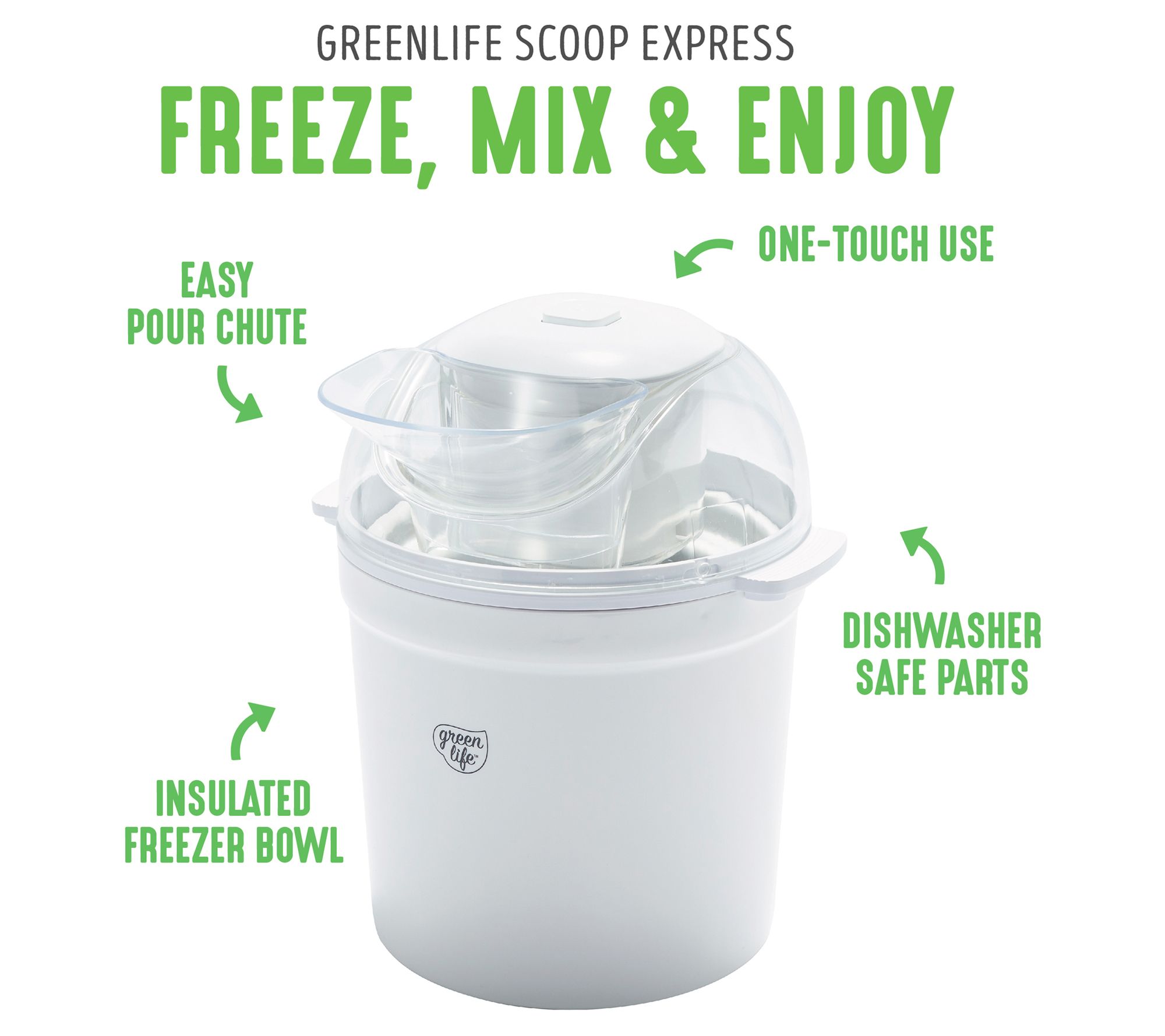 GreenLife  Scoop Express Ice Cream Maker