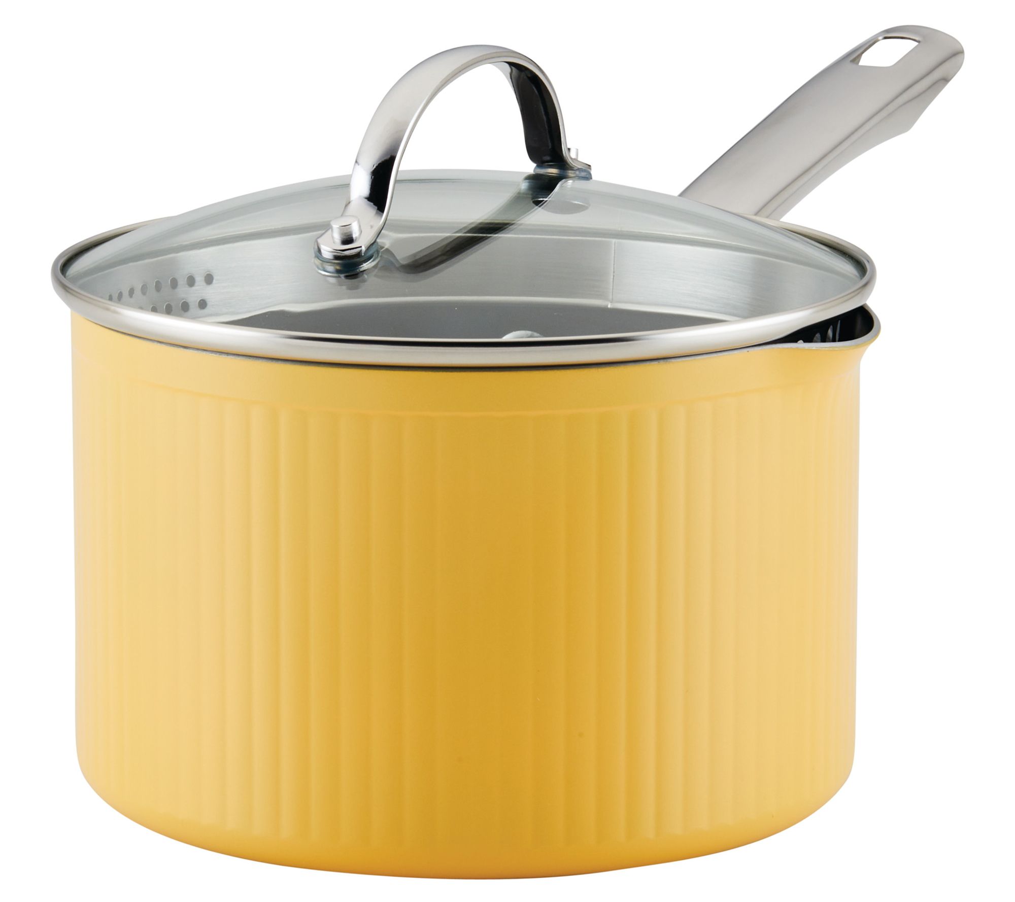 Farberware Style 3-qt Covered Straining Saucepan