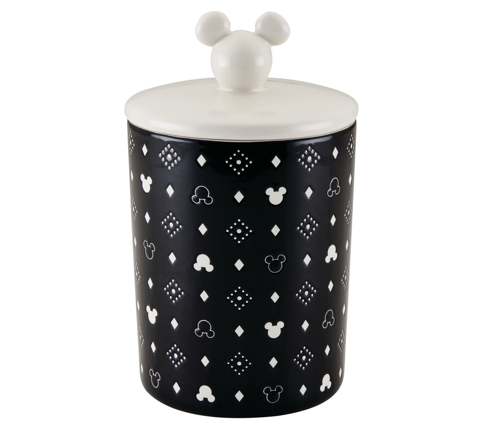 Disney Home 7 Cup Monochrome Large Ceramic Cani ster with Lid