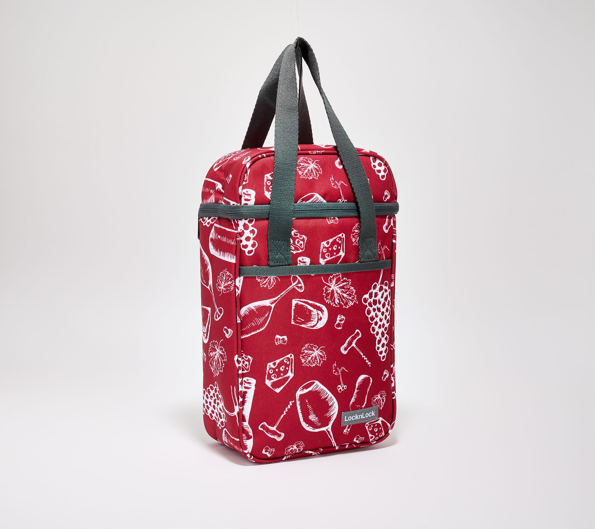 LocknLock Insulated 2-Bottle Wine Carrier