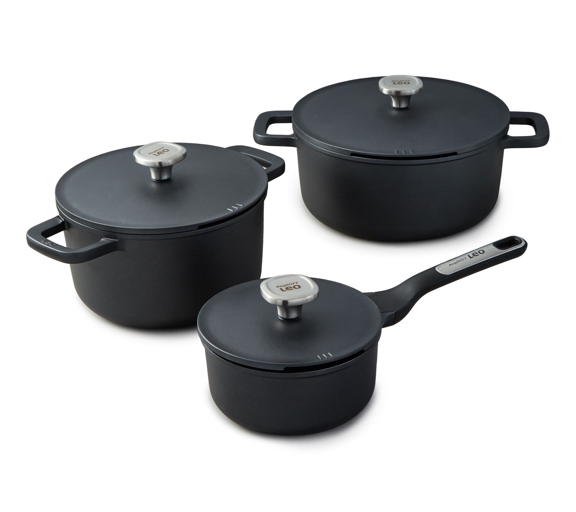 BergHOFF Phantom 6-Pc Nonstick Ceramic CookwareSet, Recycled