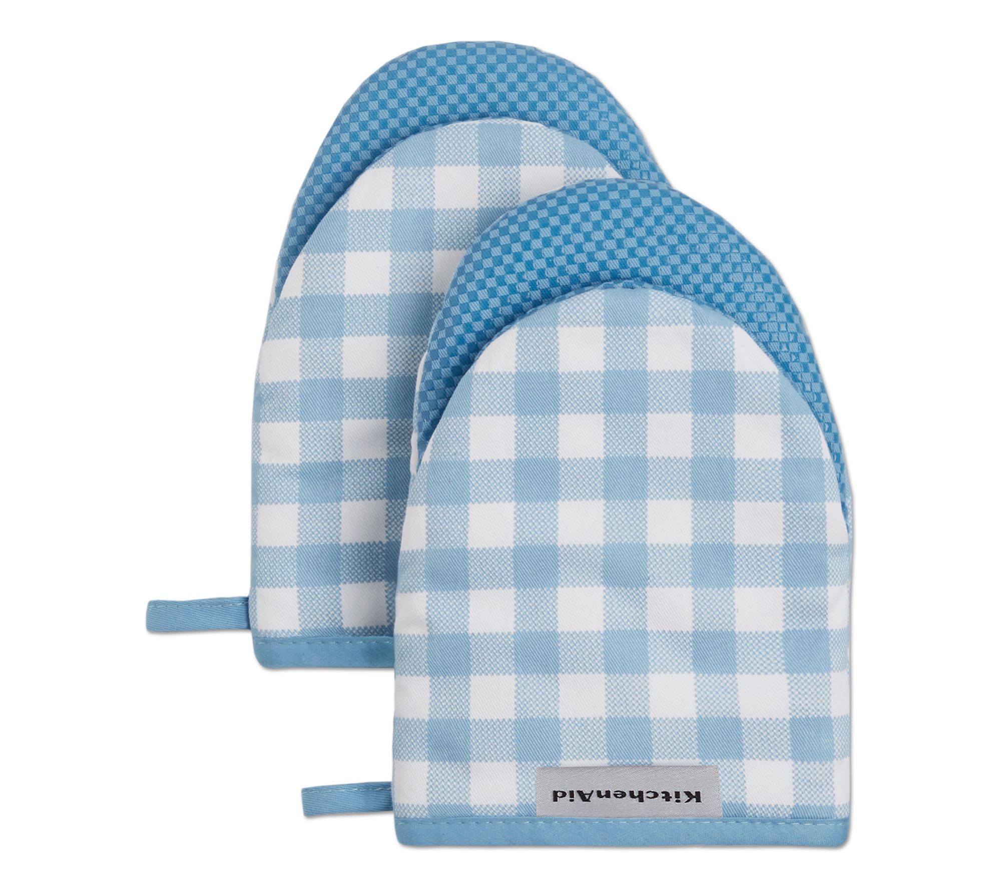 KitchenAid Gingham Mini Oven Mitt 2-Pack Set