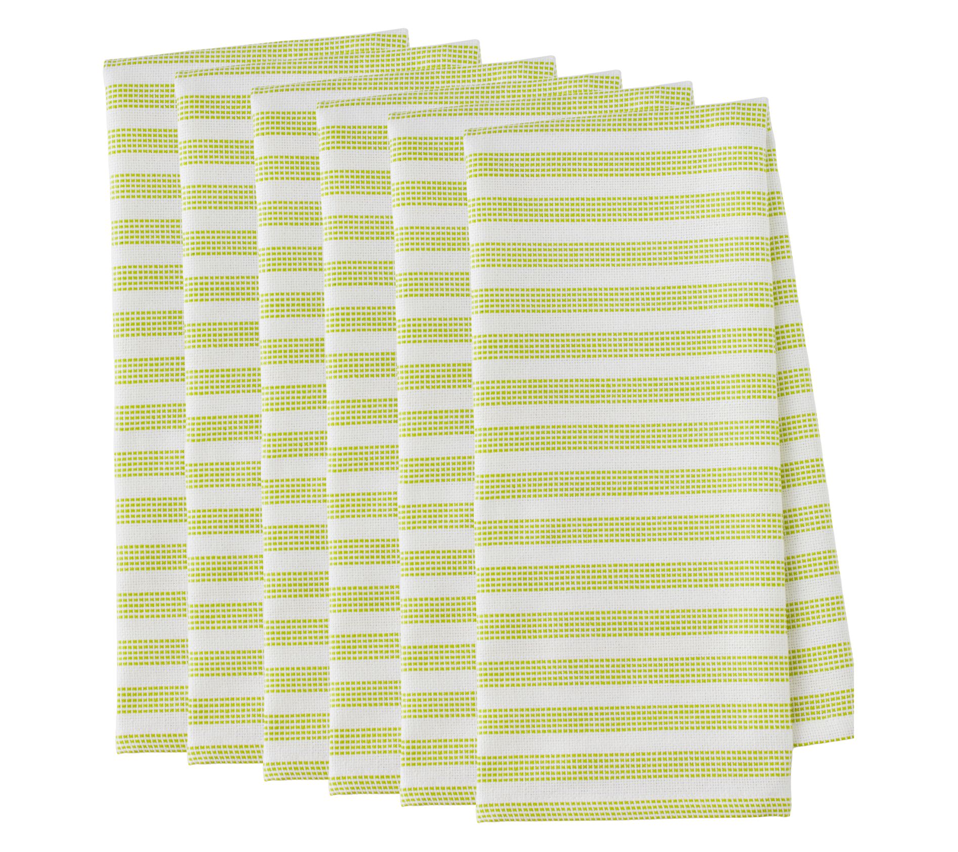 RSVP Dobby Kitchen Towel Set of 6