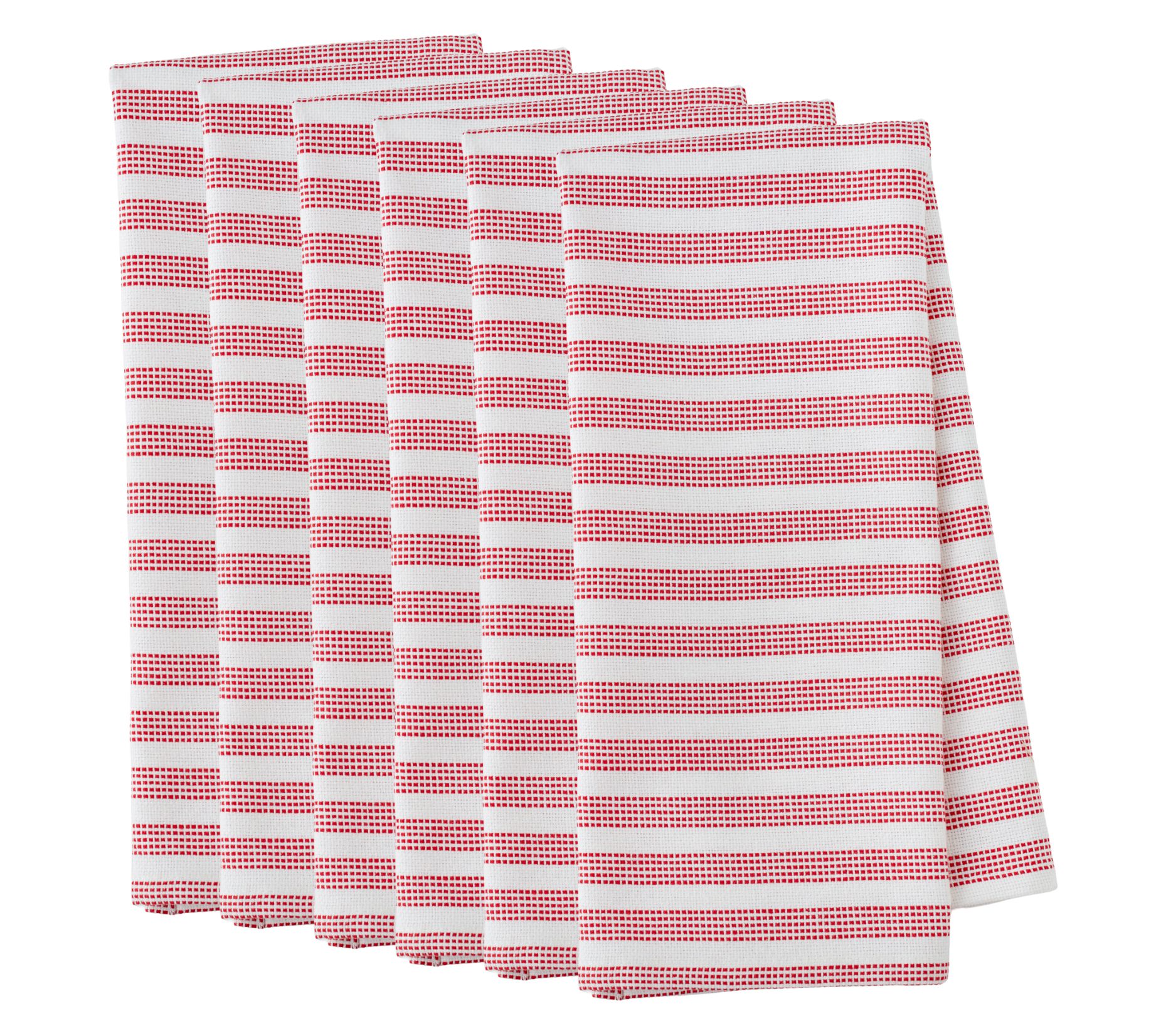 RSVP Dobby Kitchen Towel Set of 6