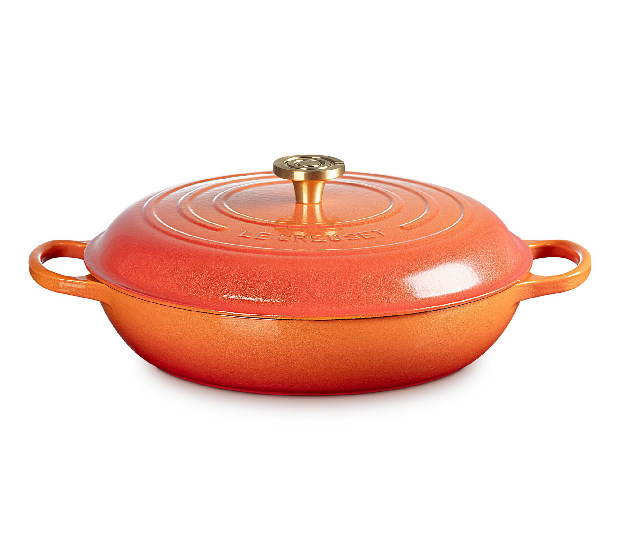  Le Creuset Flamme Doree 5 Quart Cast Iron Braiser
