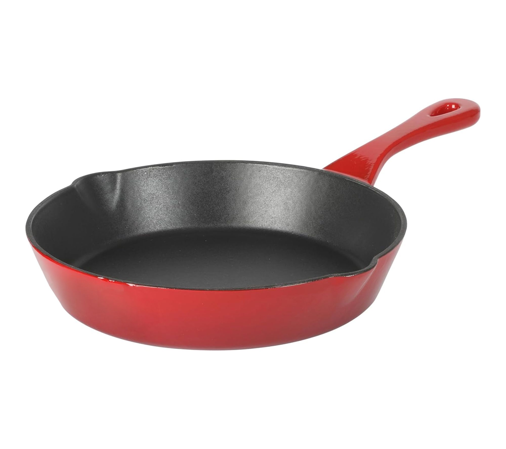 Crock-Pot Artisan 8in Enameled Round Skillet Gradient Red