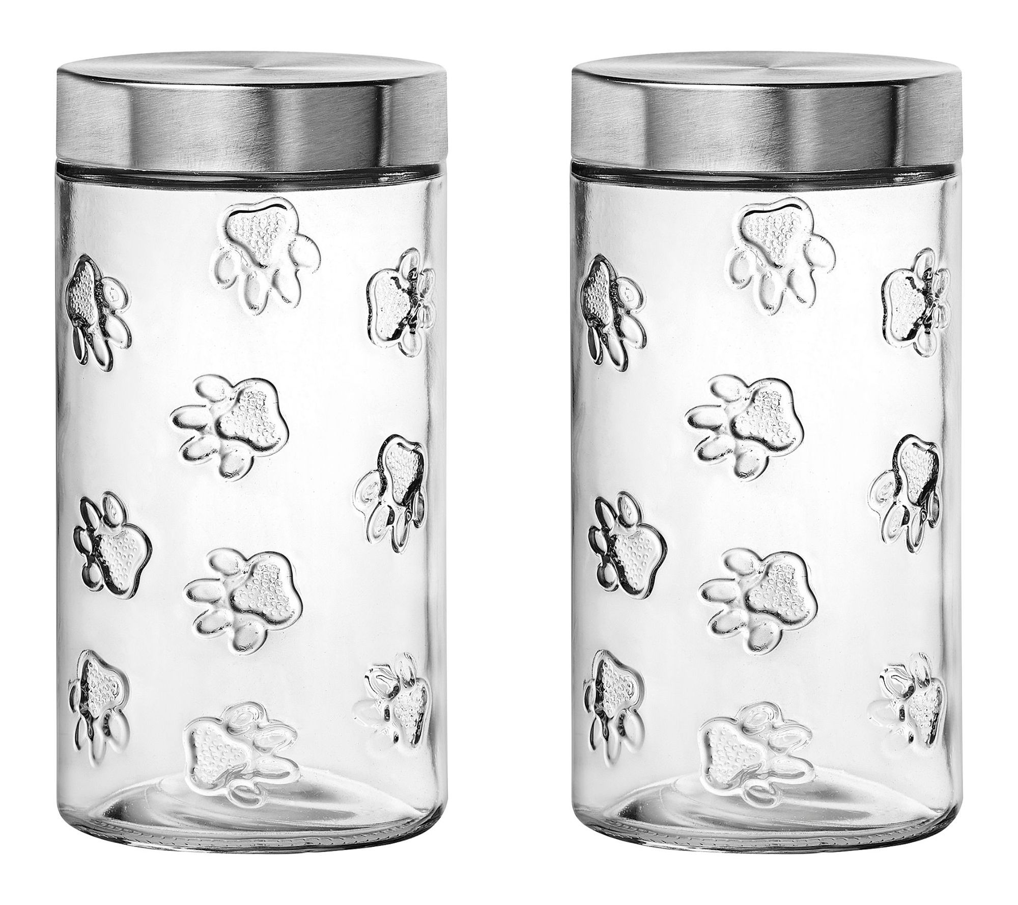 10 Strawberry Street Set of 2 Maxwell Treat Canister Large