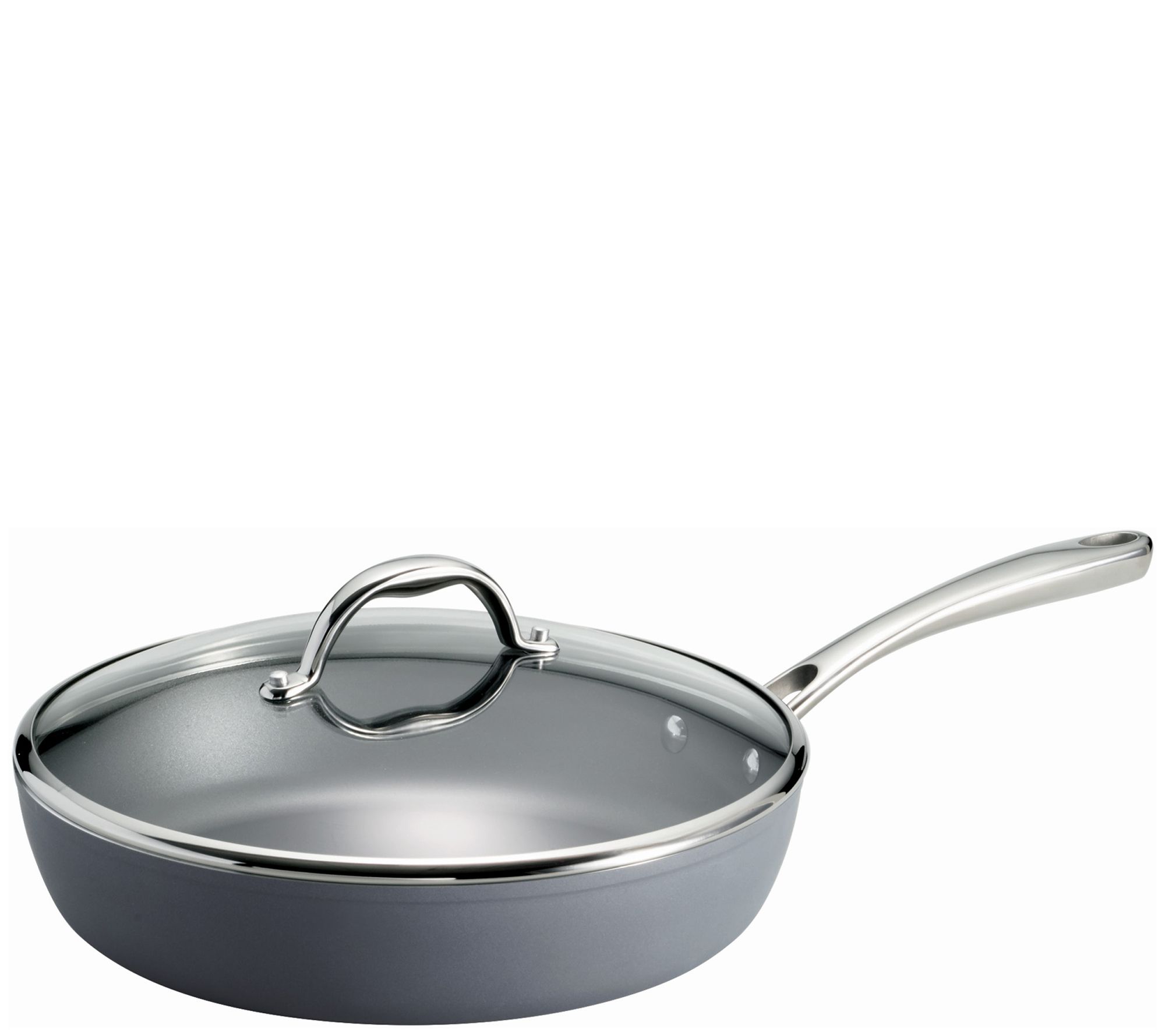 Tramontina Duo 8 in Stainless Steel Fry Pan with Nonstick Interior
