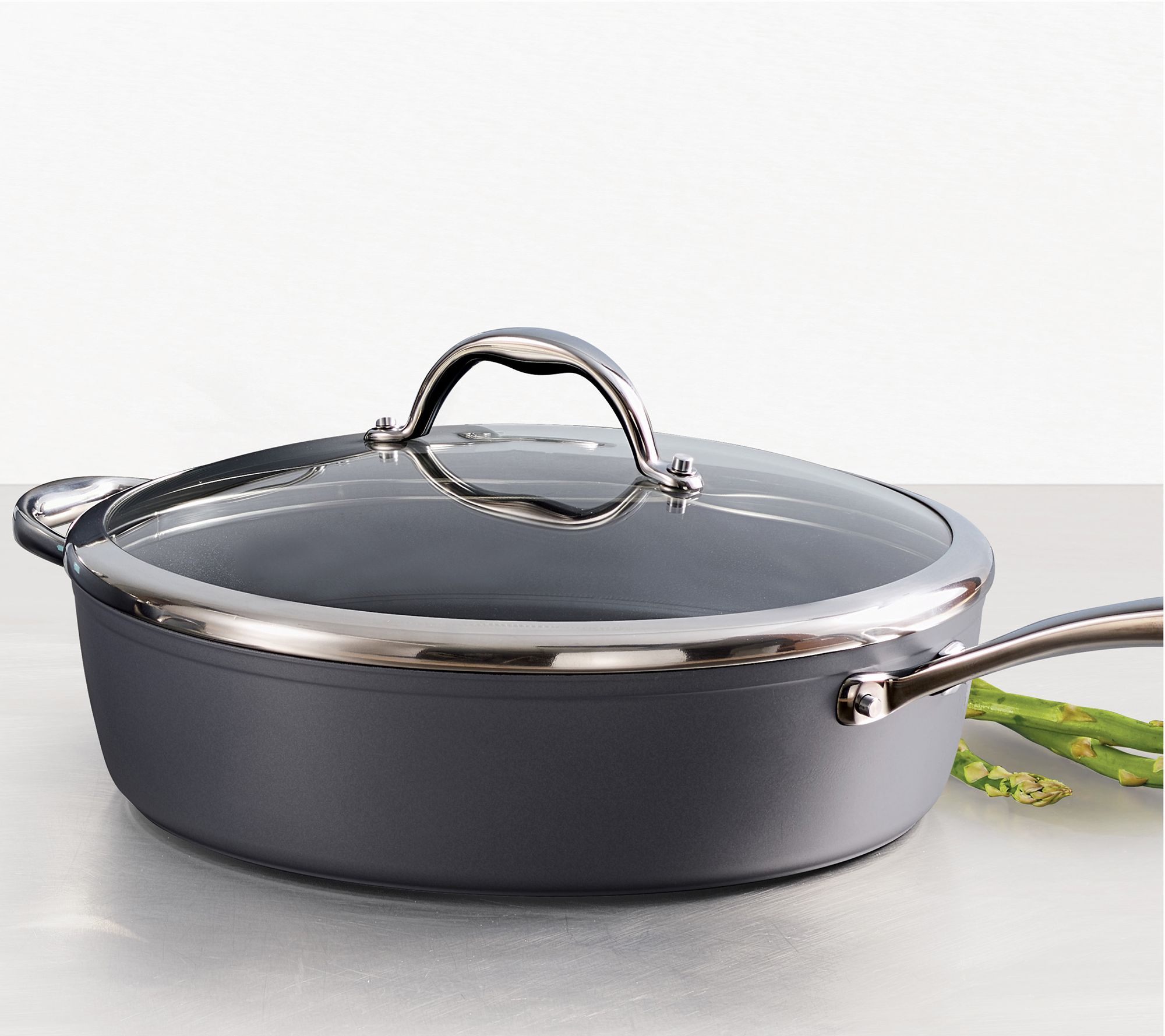 Tramontina Gourmet Induction Aluminum 4.5-qt Deep Saute Pan 