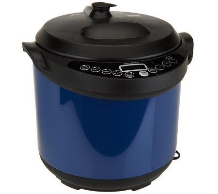 CooksEssentials 6qt. Digital Pressure Cooker with Removable Nonstick Pot 
